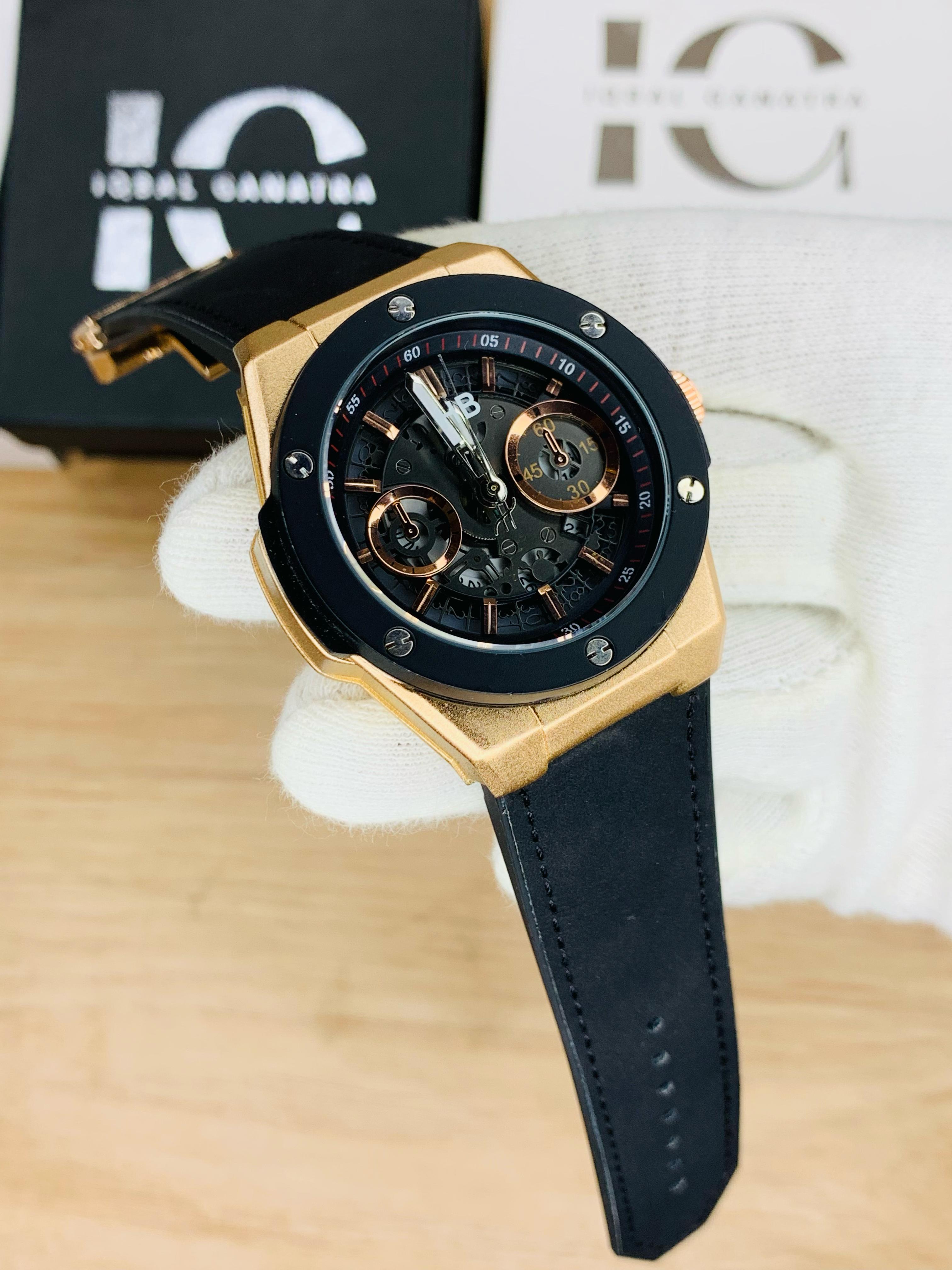 HB Branded Model (Black Strap Black case Inner Black)