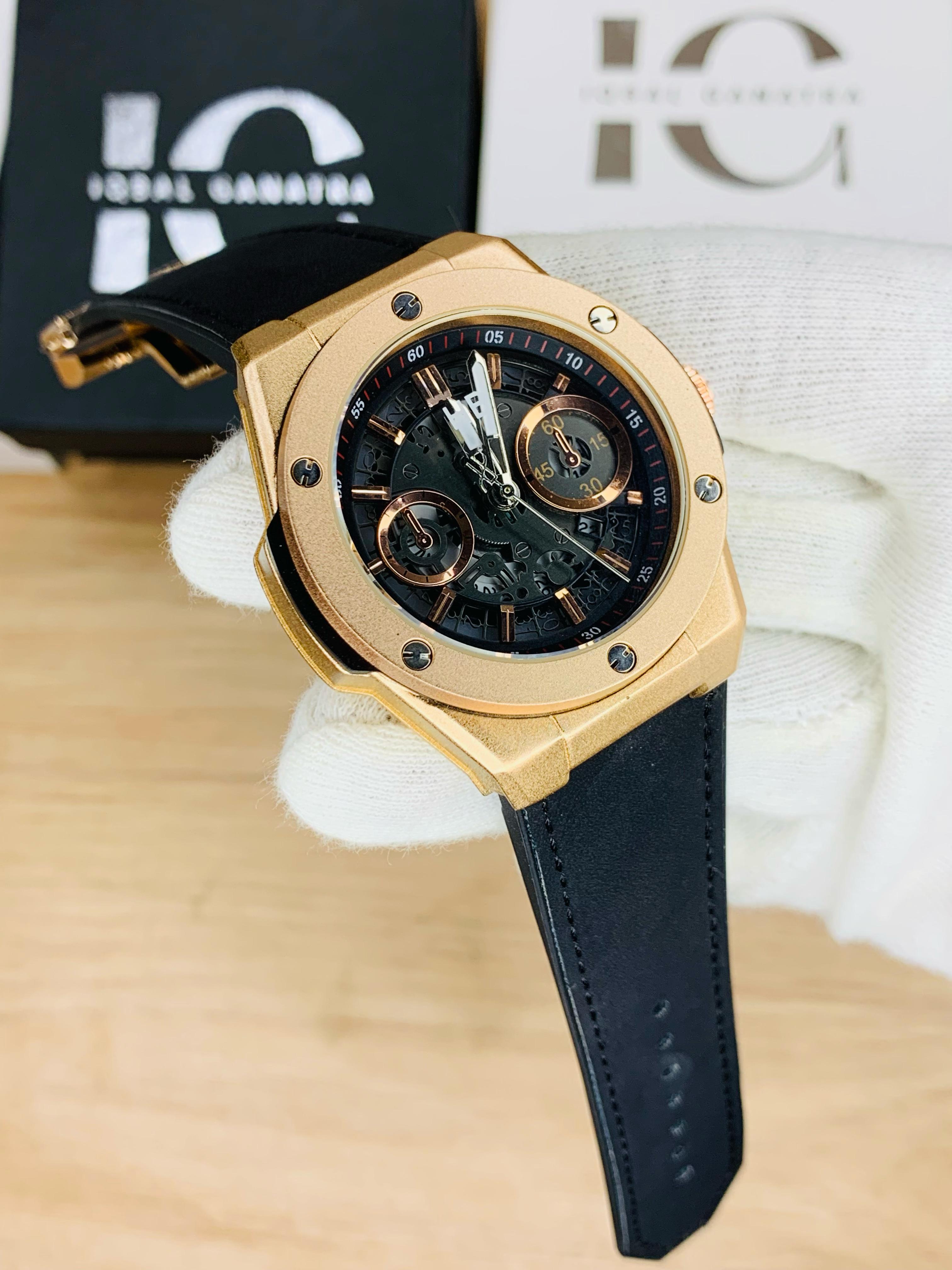 HB Branded Model (Black Strap Copper Case Inner Black)