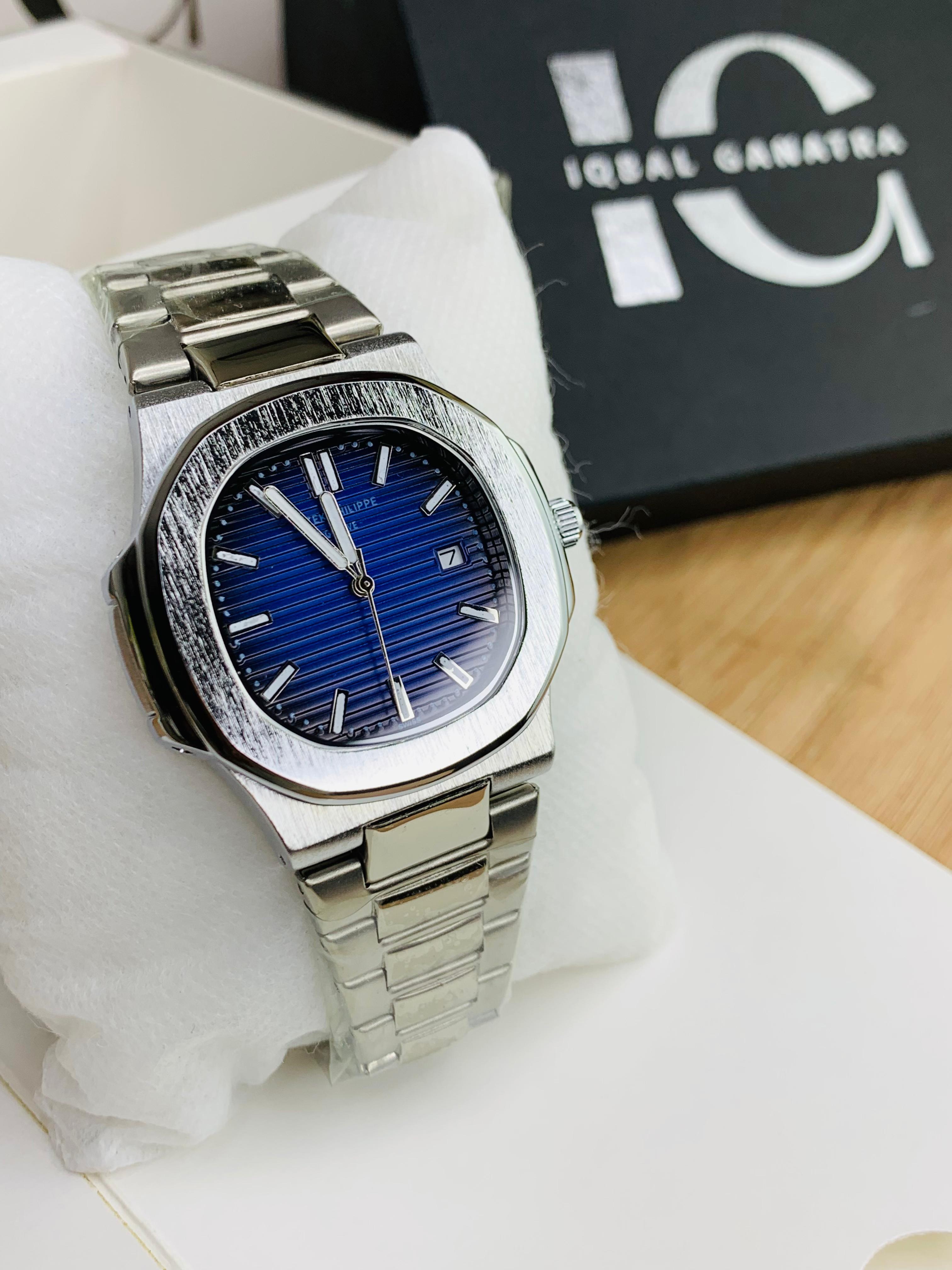 PP Nautilus| Silver Blue