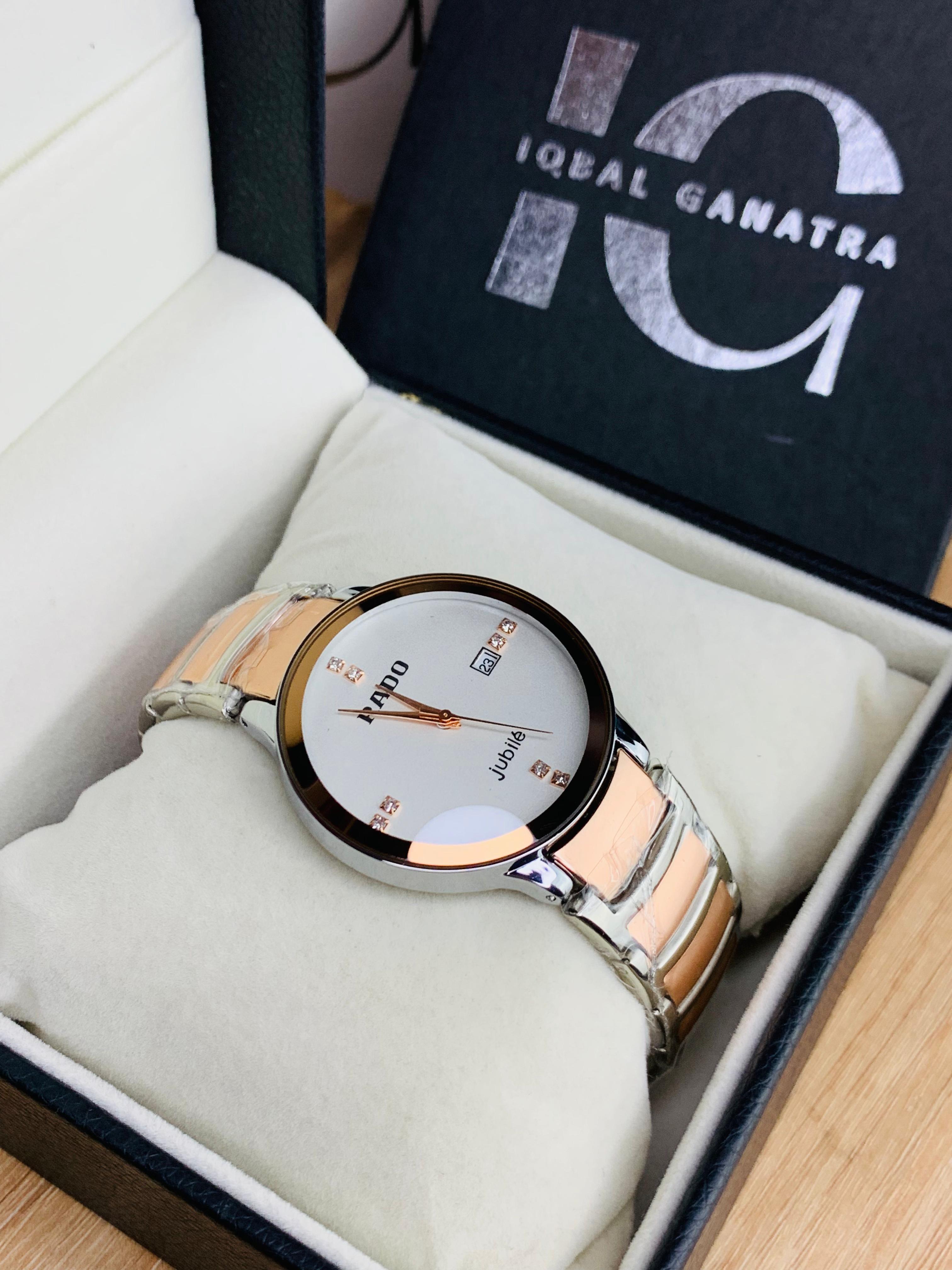 Jubile Two Tone RD Watch (White)