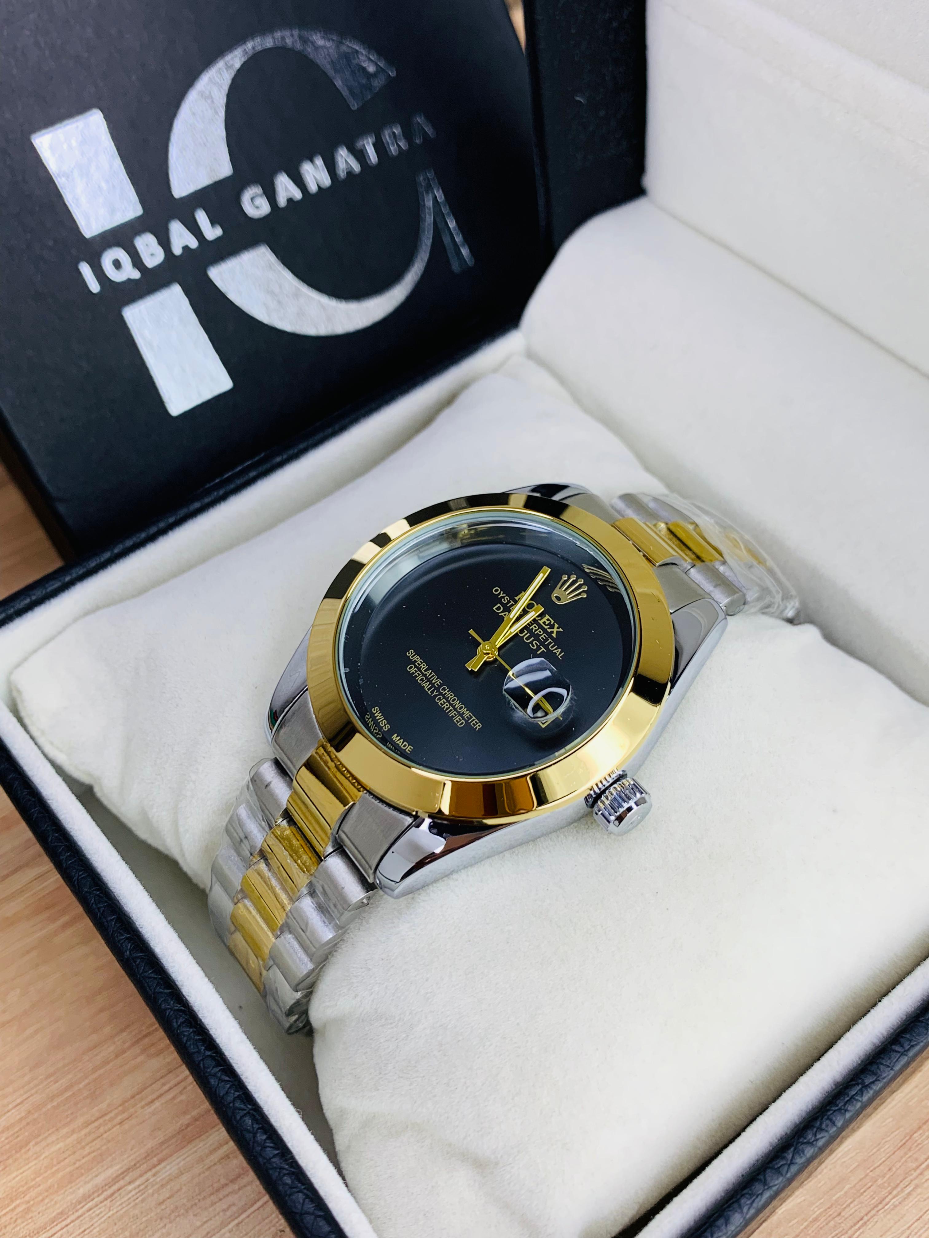 Branded Two Tone Black