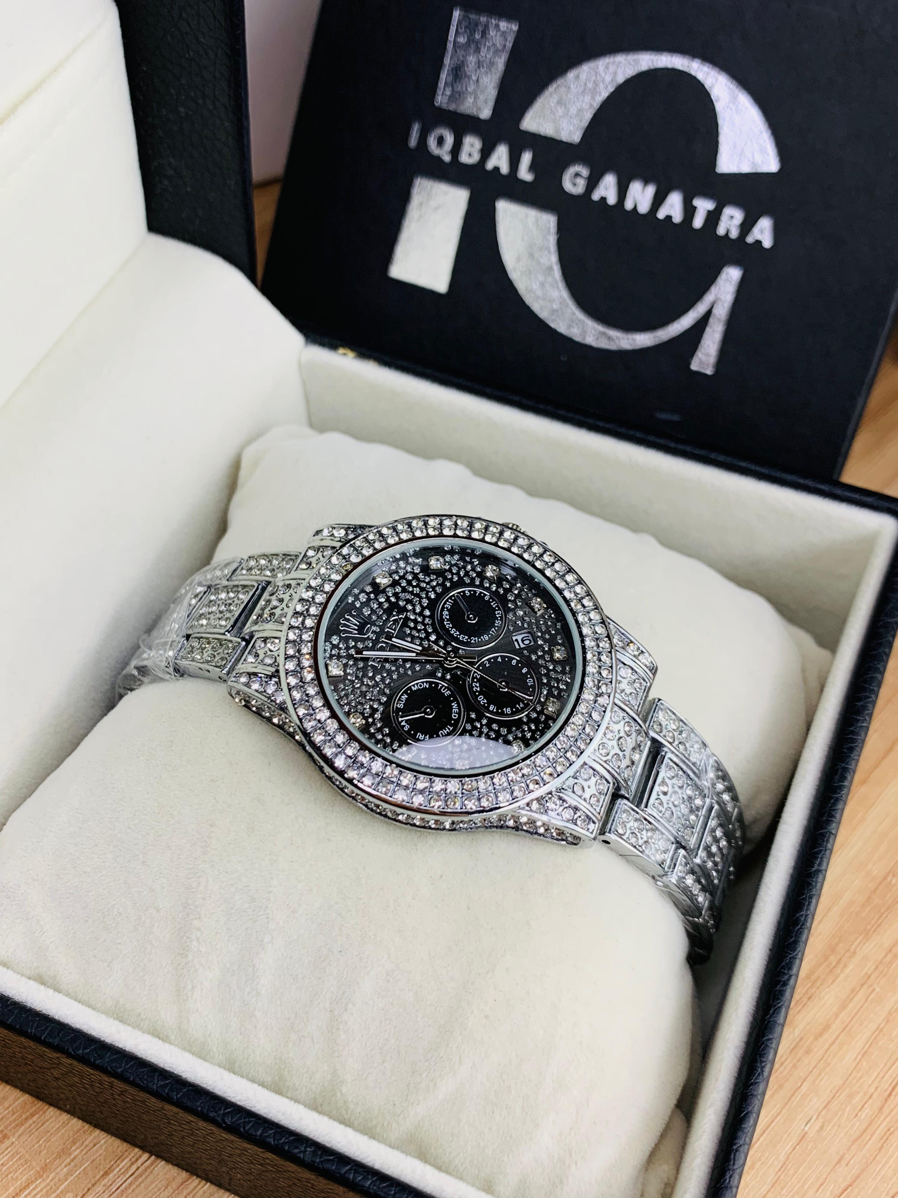 Branded Ice Stone (Silver Black)