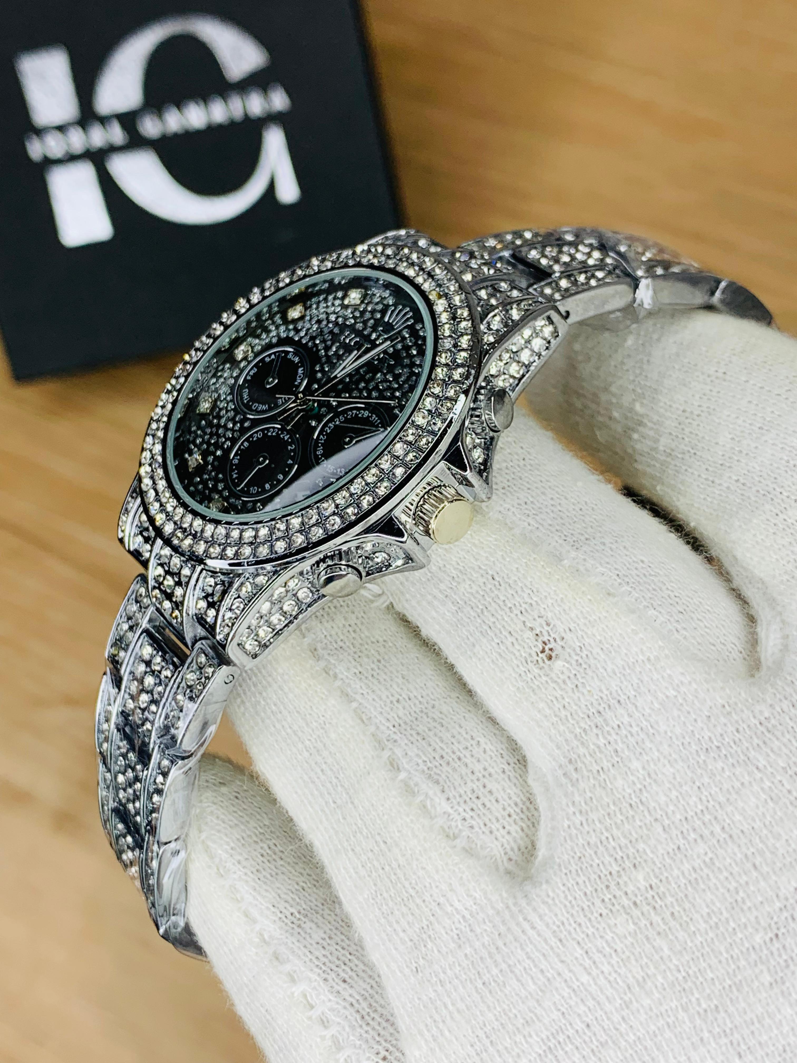 Branded Ice Stone (Silver Black)