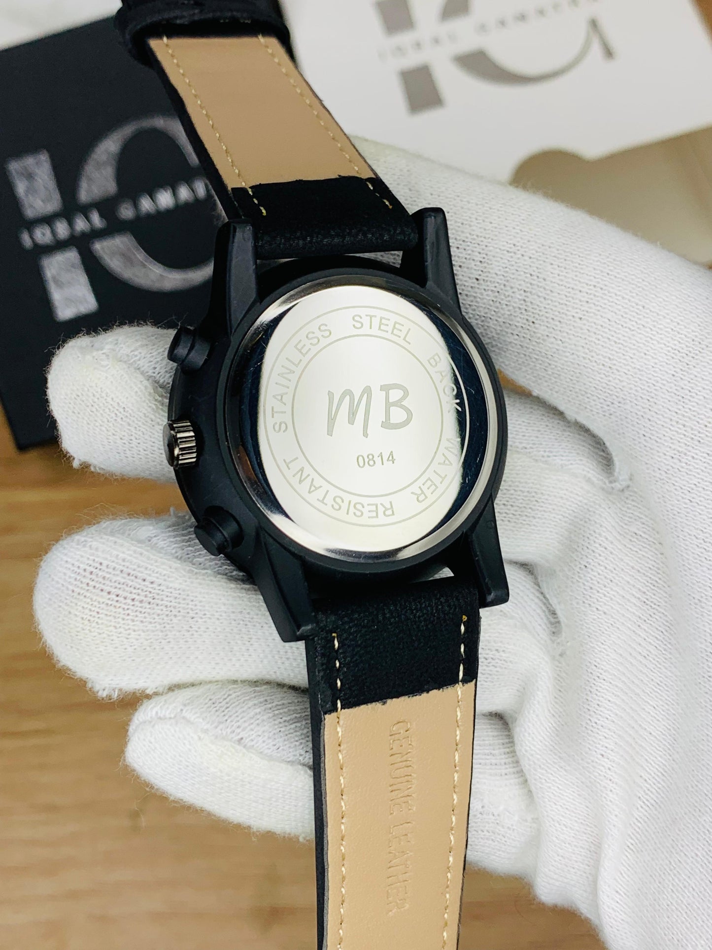 MB Model (Black Strap Black Case Inner White )