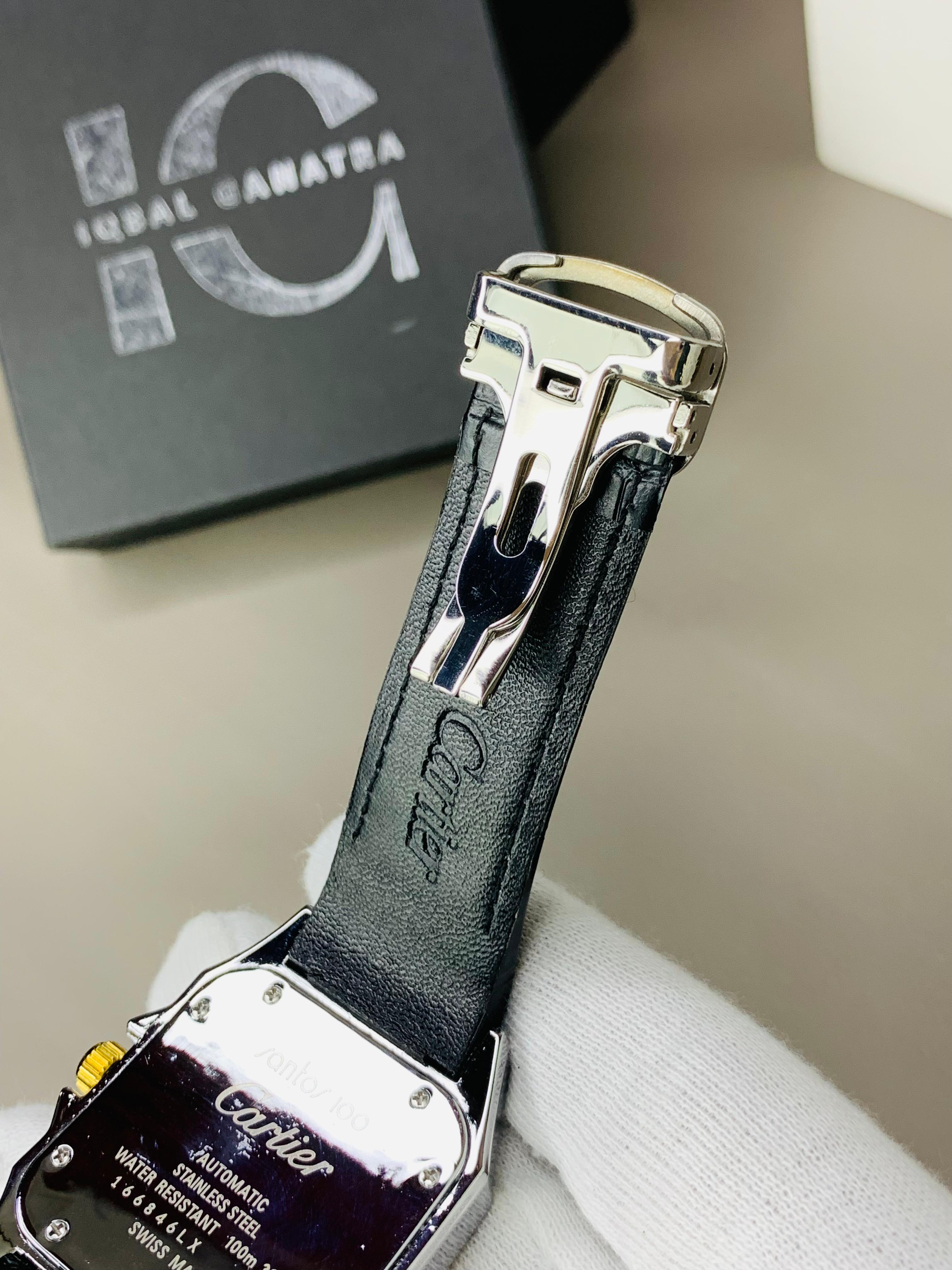 Crtr Luxury (Black Strap Gold Case Inner White)