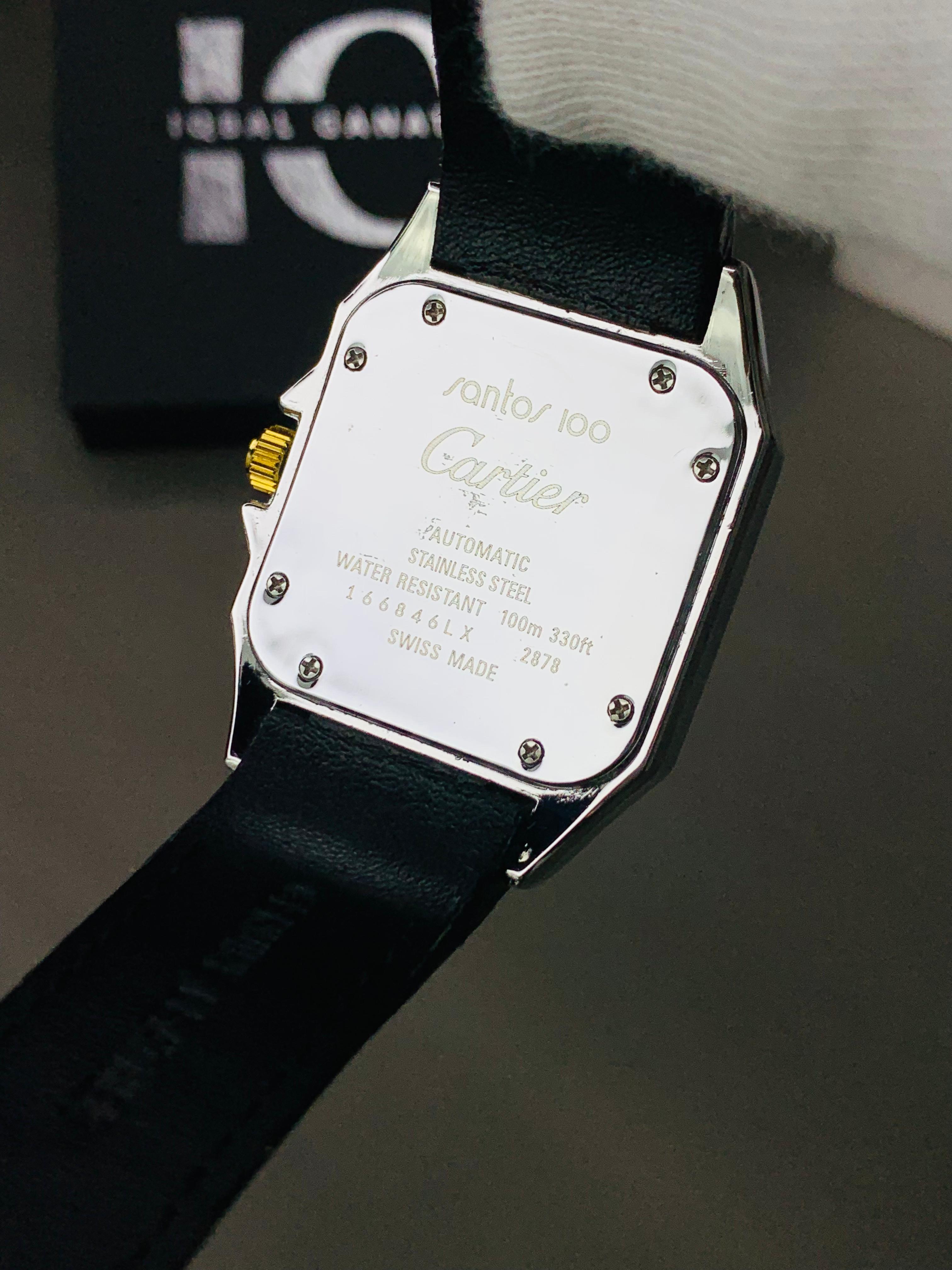 Crtr Luxury (Black Strap Gold Case Inner White)