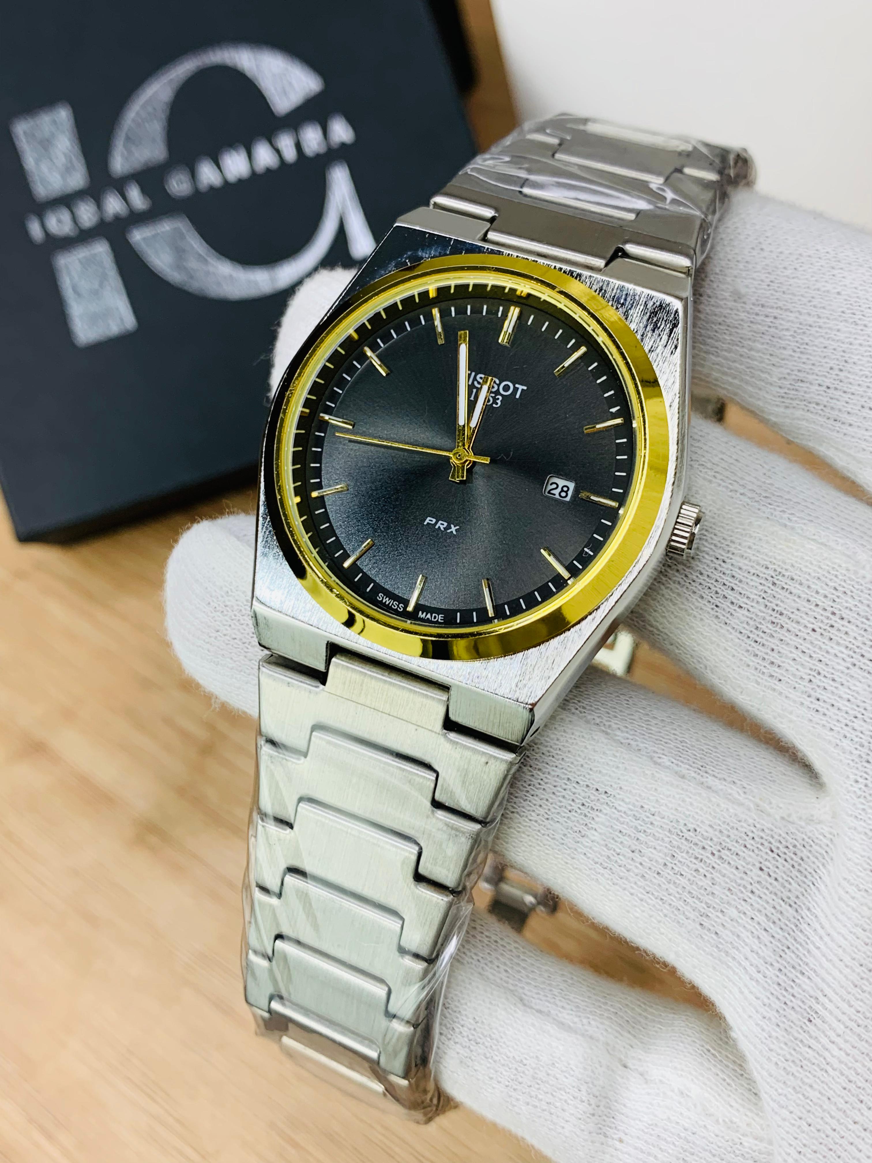 PRX Model (Silver chain Gold case Inner Black)