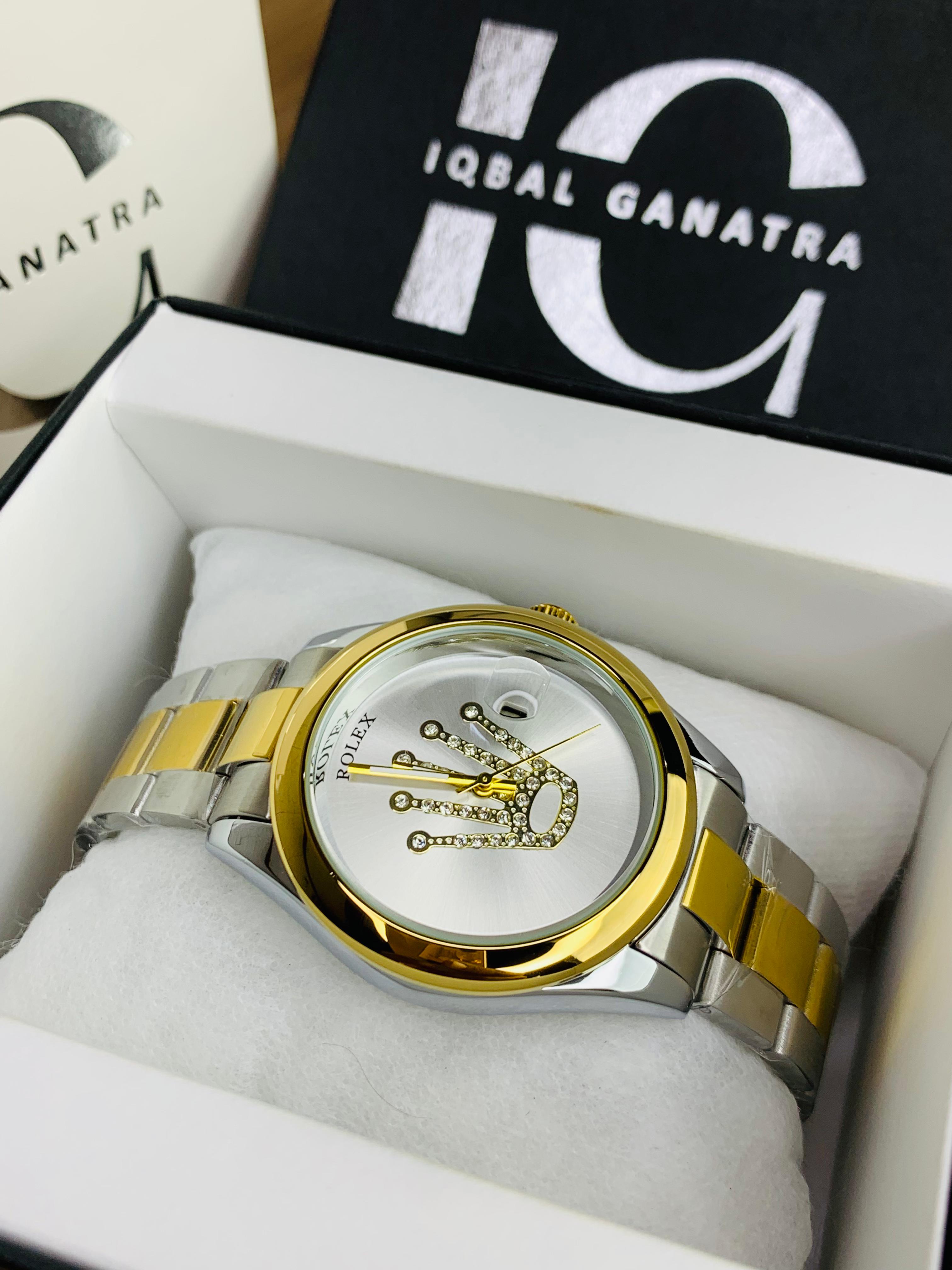 Crown Model (Two Tone White)