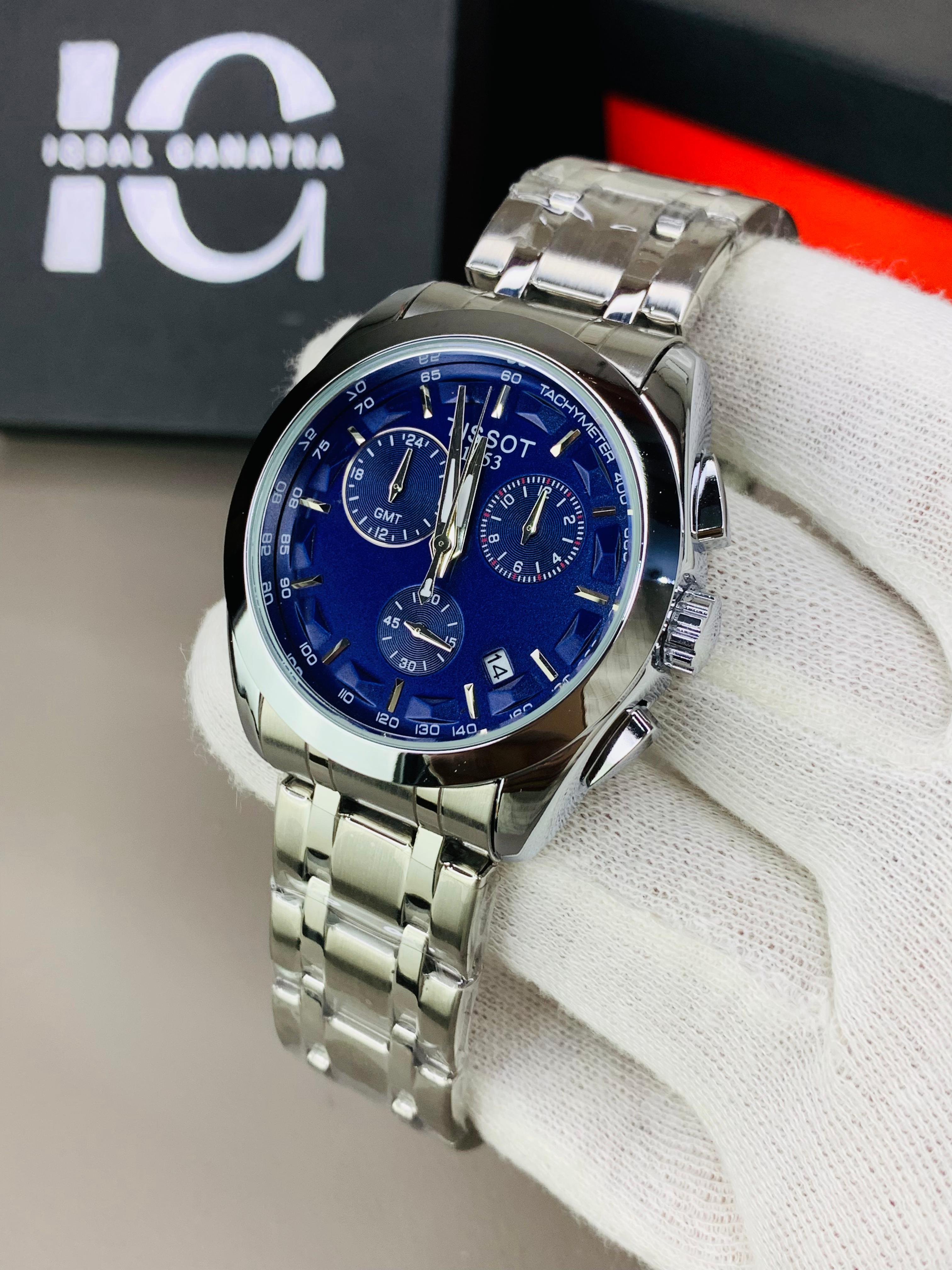 Demanding Chrono |Silver Blue