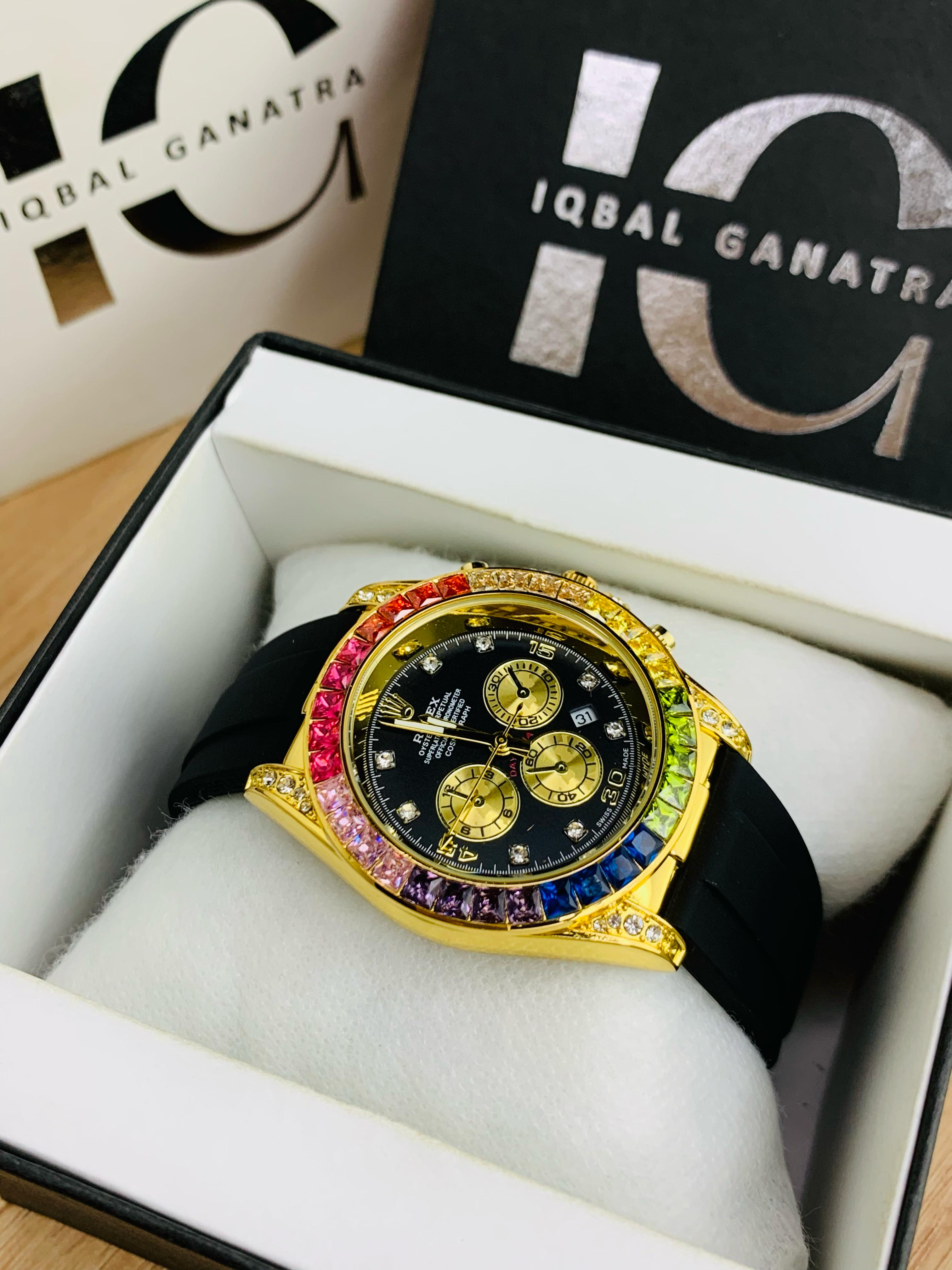 Daytona Rainbow Model | Gold Black