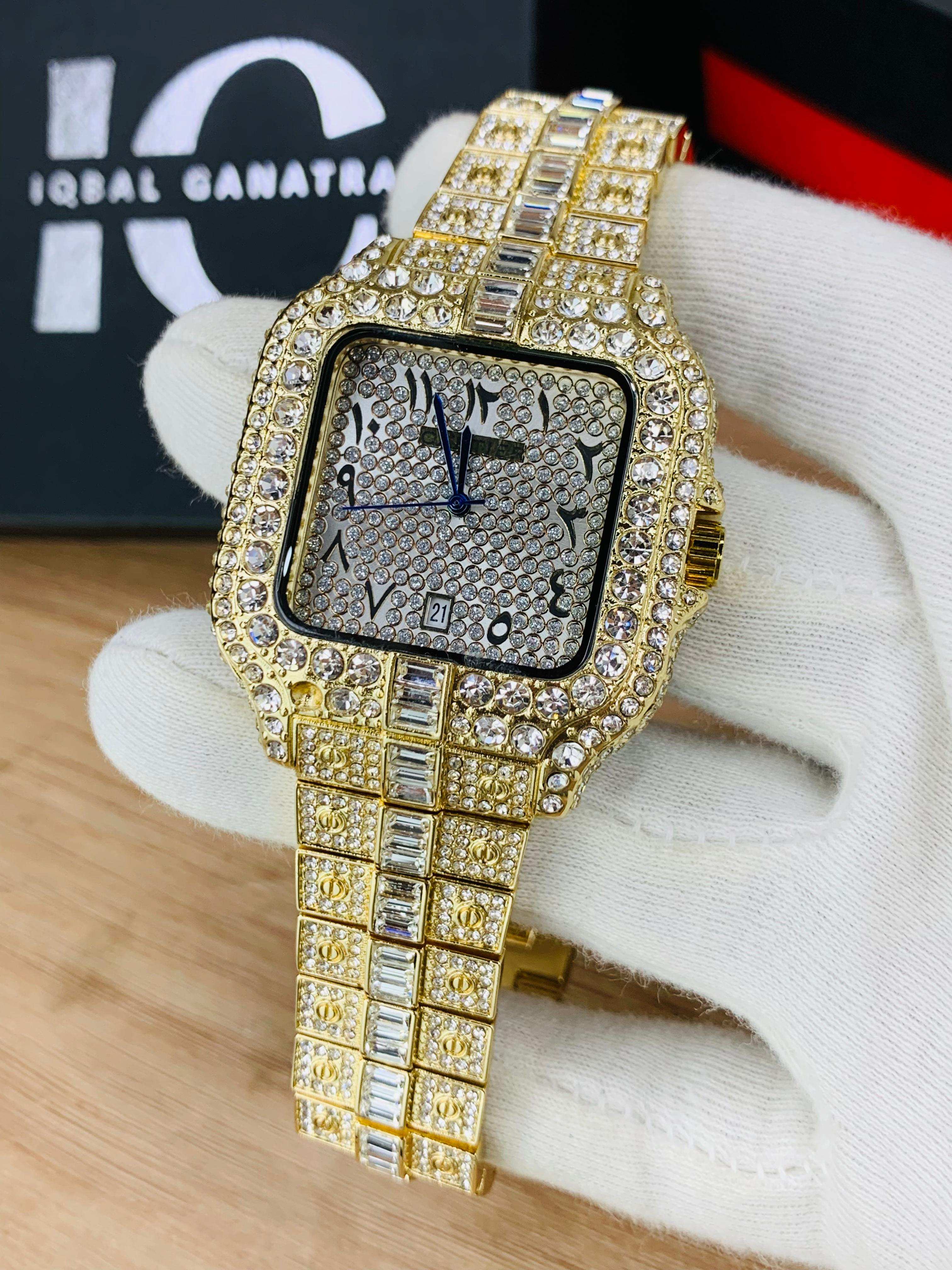 Arabic Ice Model | Gold White
