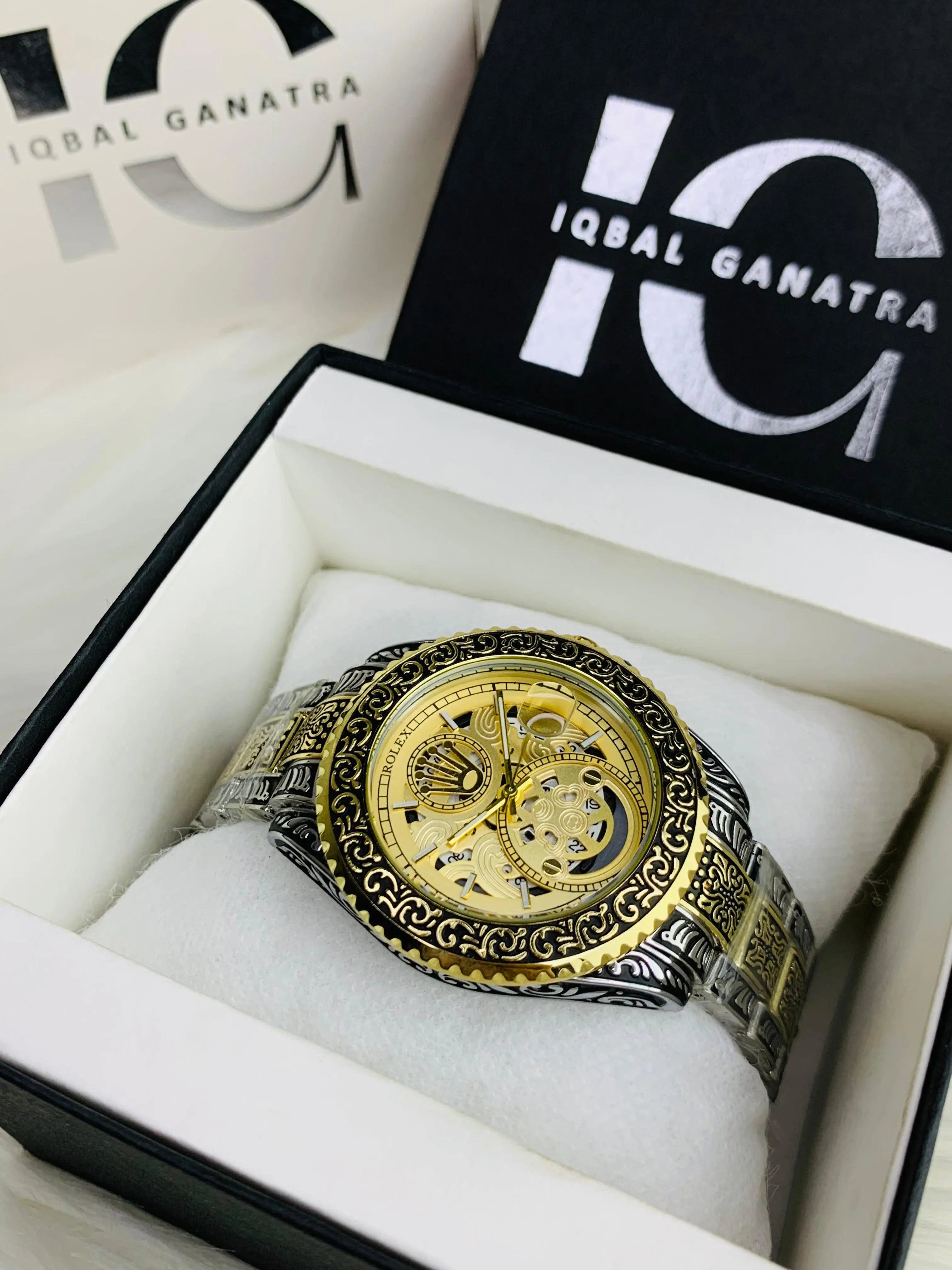 Imported Engraved Model (Two Tone Gold)