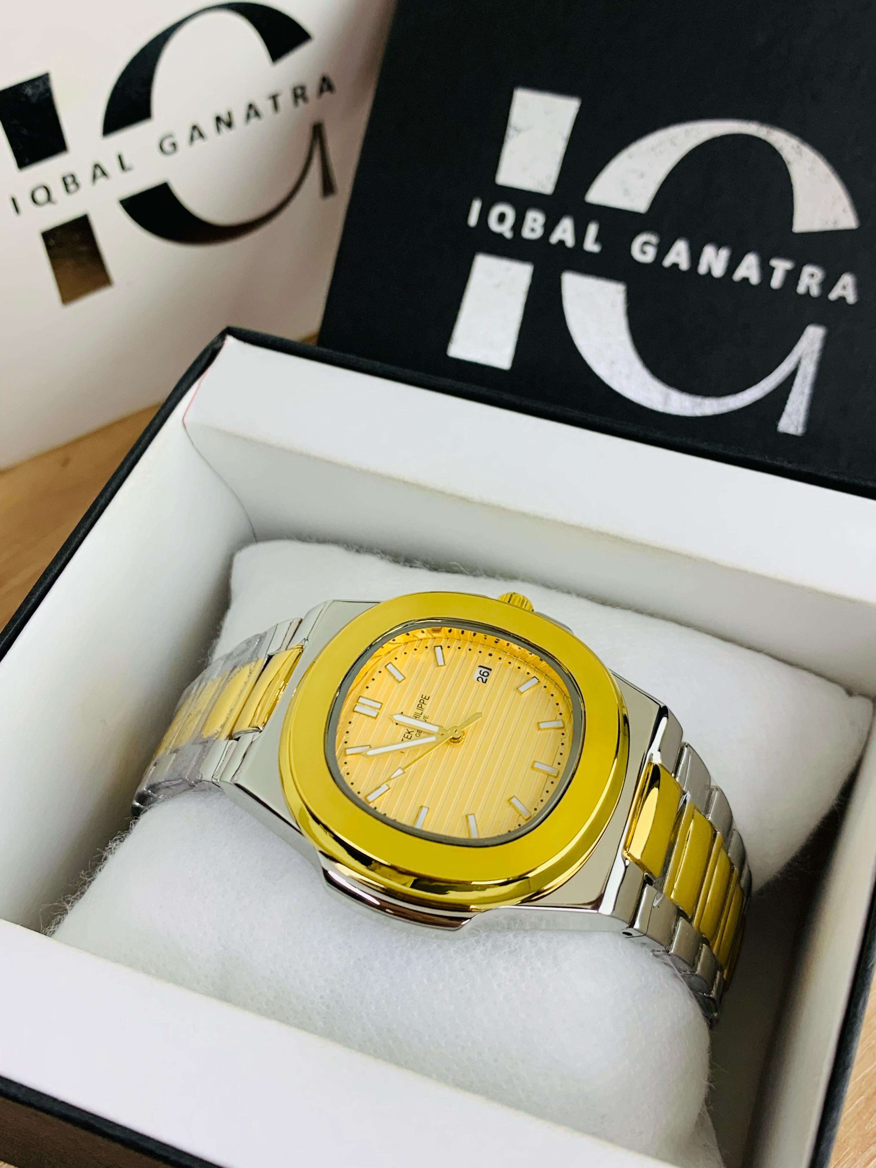 Nautilus Model | Two Tone Gold