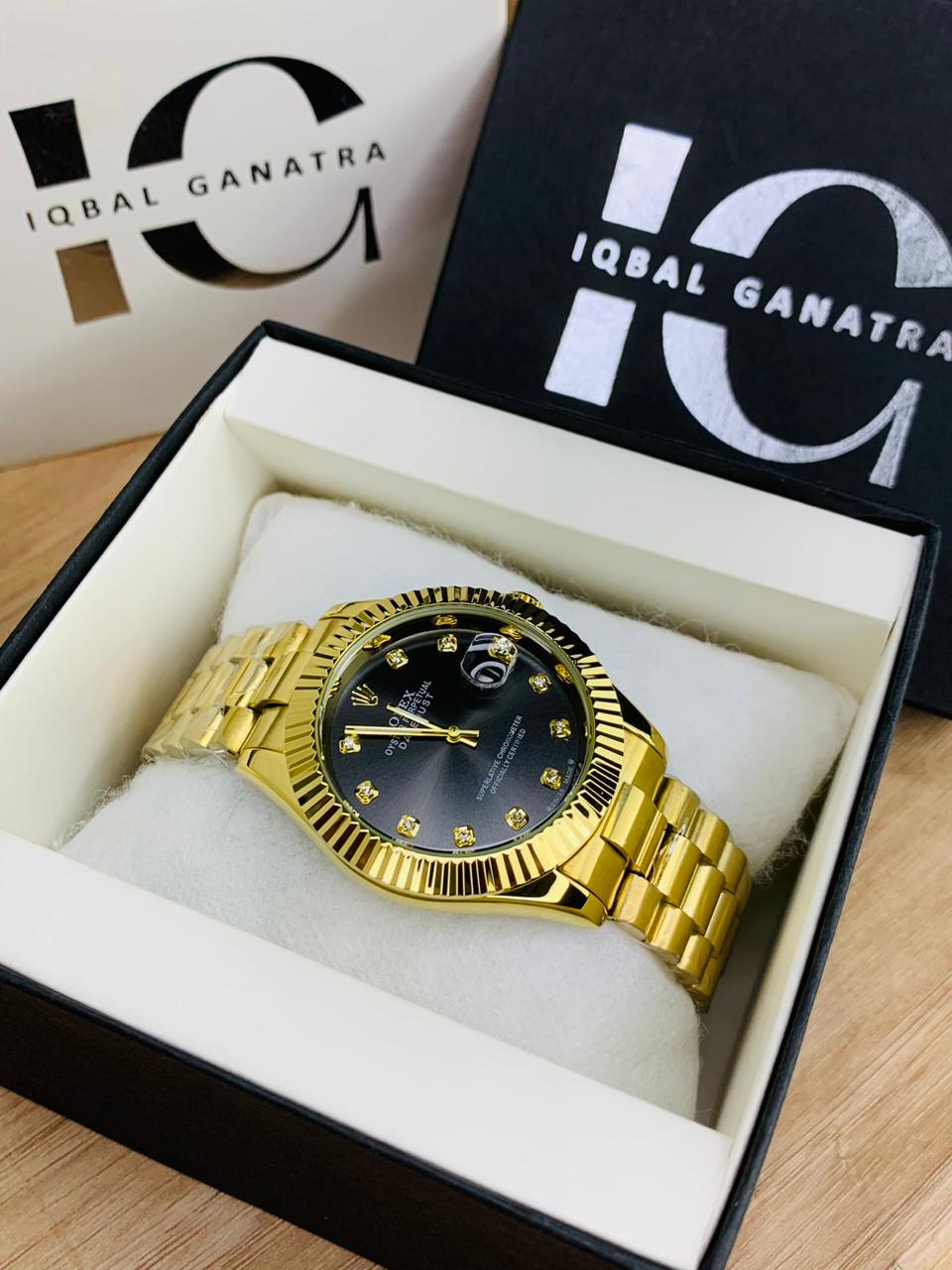 Kangoori Stone Model | Gold Black