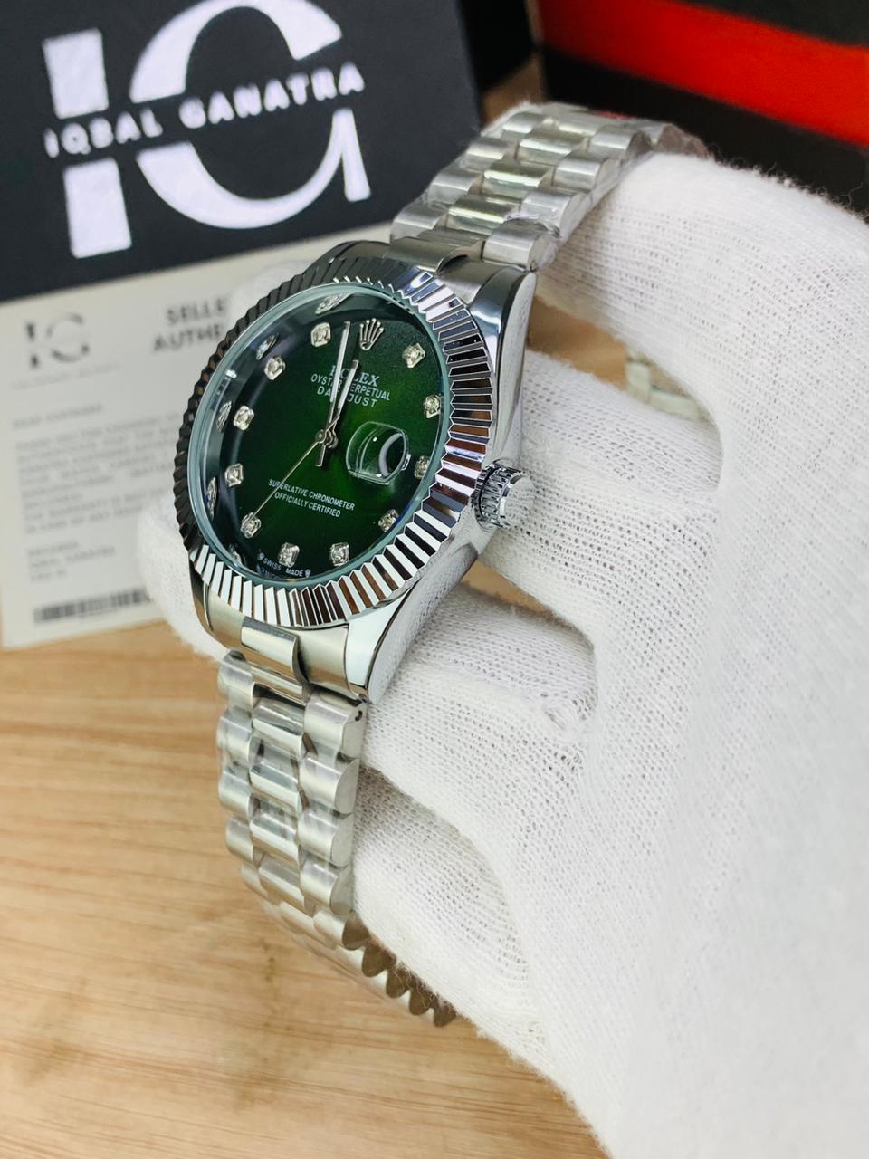 Kangoori Stone Model | Silver Green