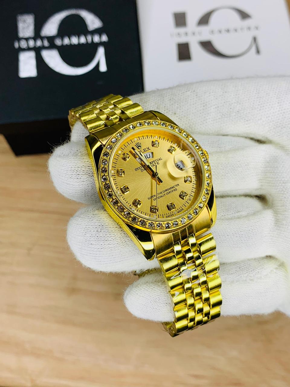 Day & Date Stone model (Full Gold )