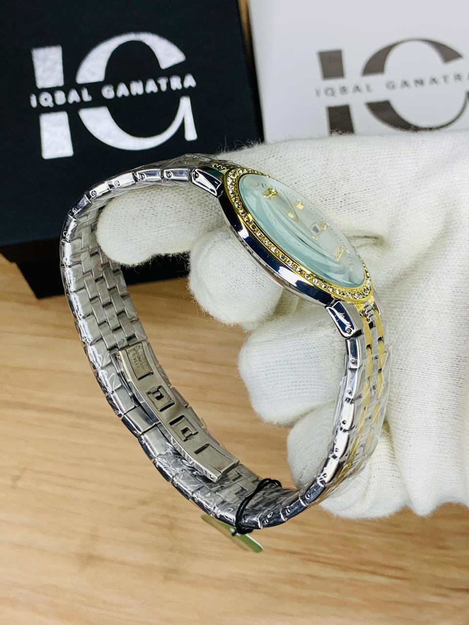 Luxury Stone Watch (Two Tone White)