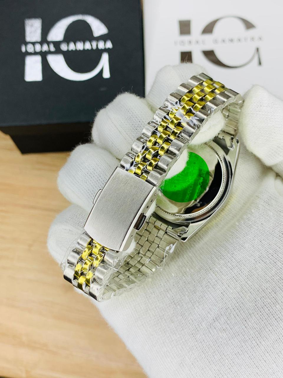 Day & Date Stone model ( Two Tone Black)