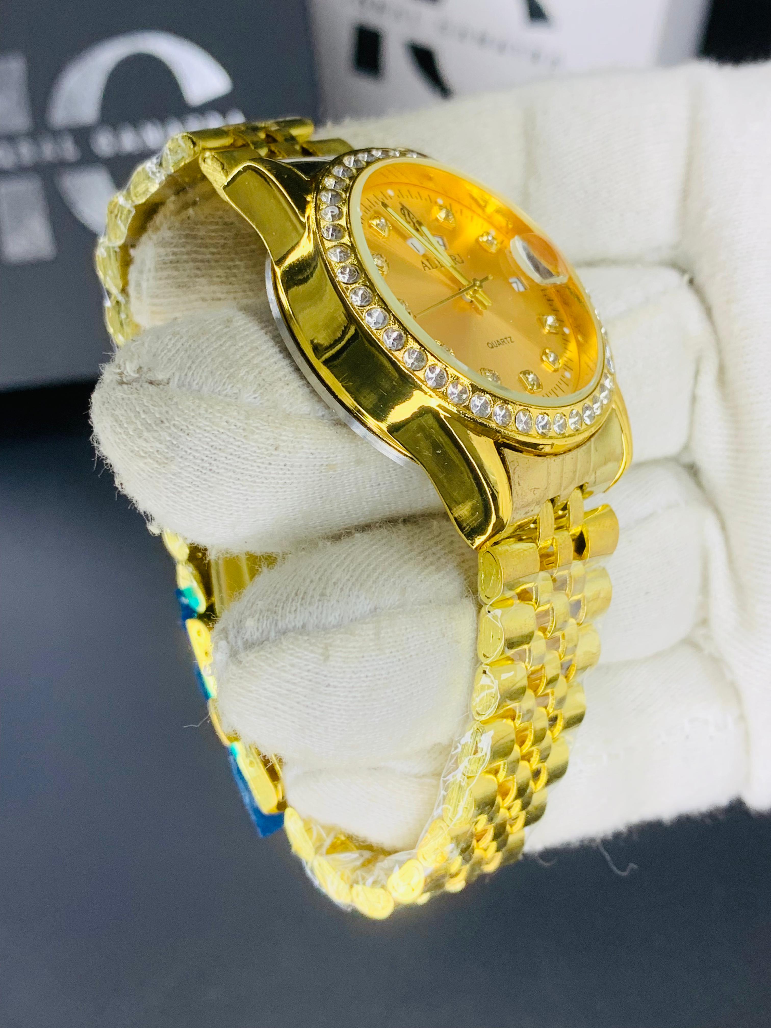 Alburj Day & Date Stone model (Full Gold)