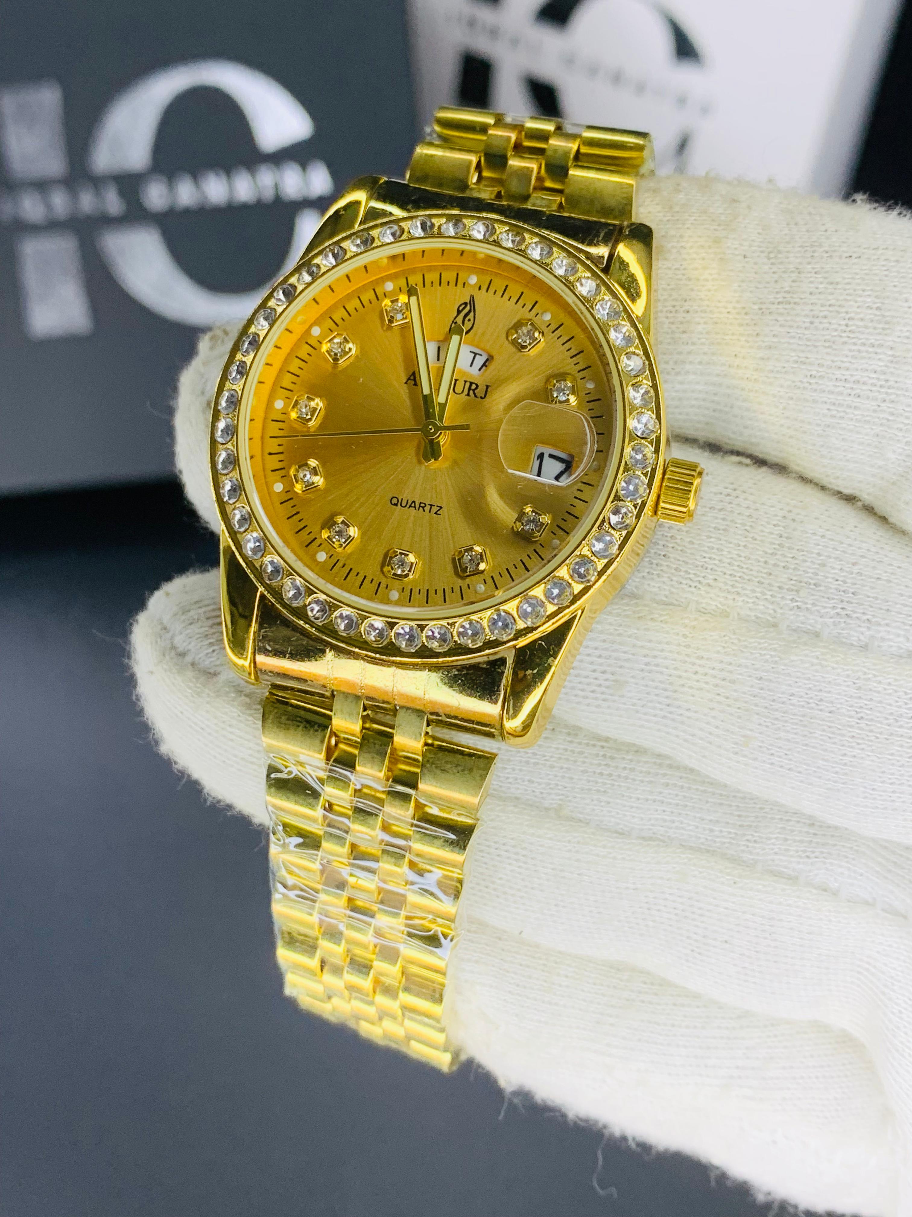 Alburj Day & Date Stone model (Full Gold)