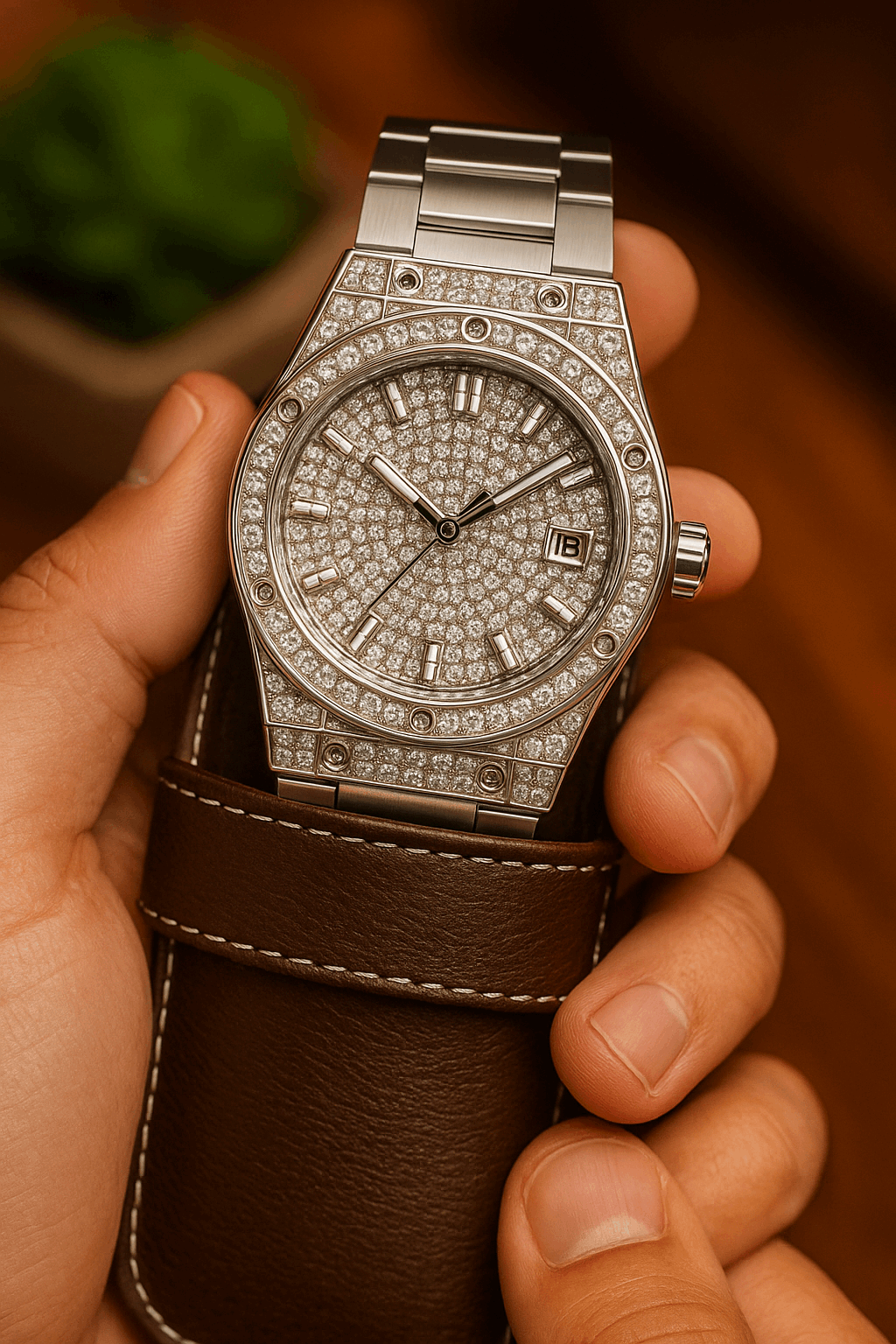 Luxury Stone Case Model | Silver