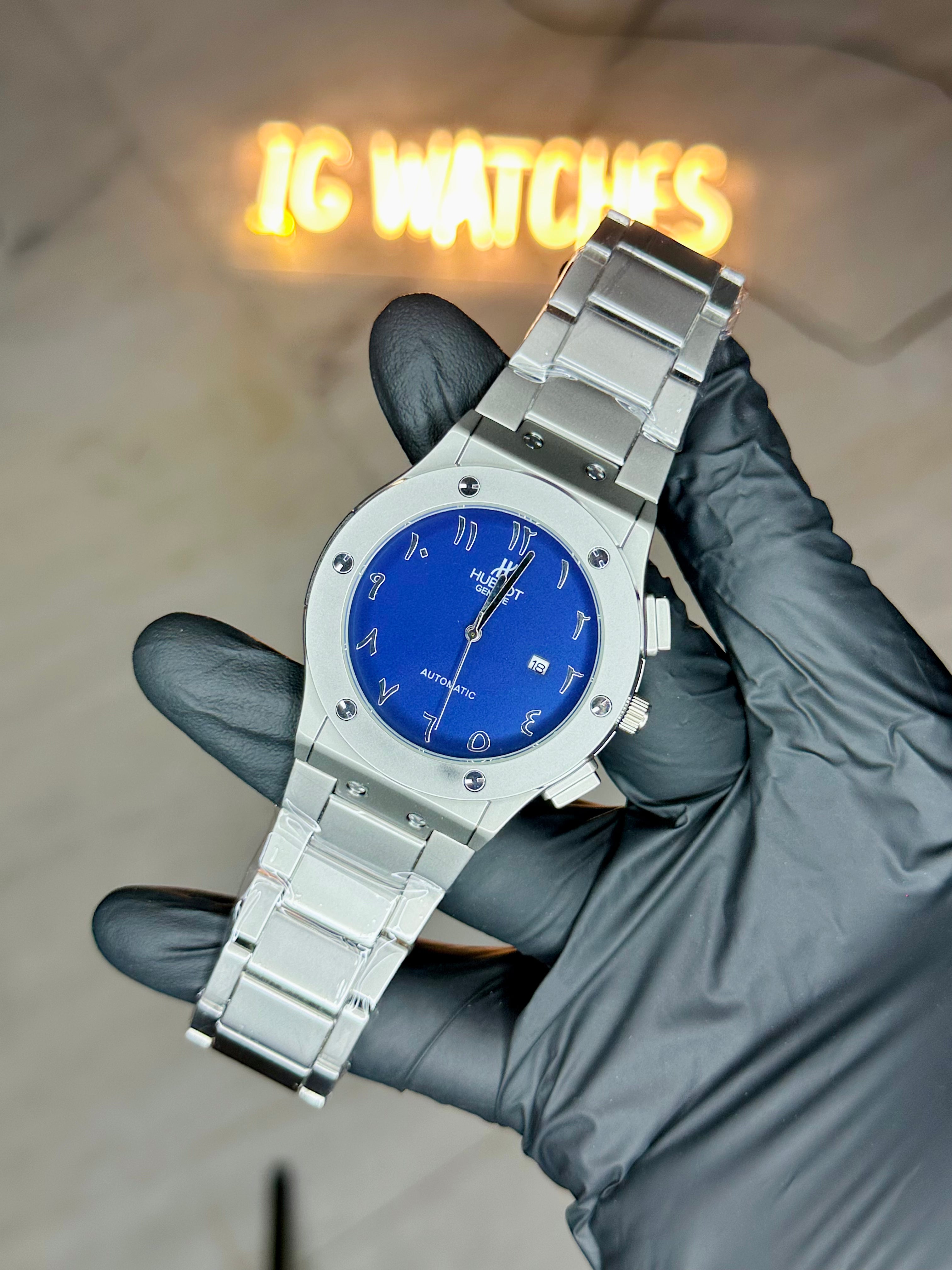 Luxury Arabic| Silver Blue