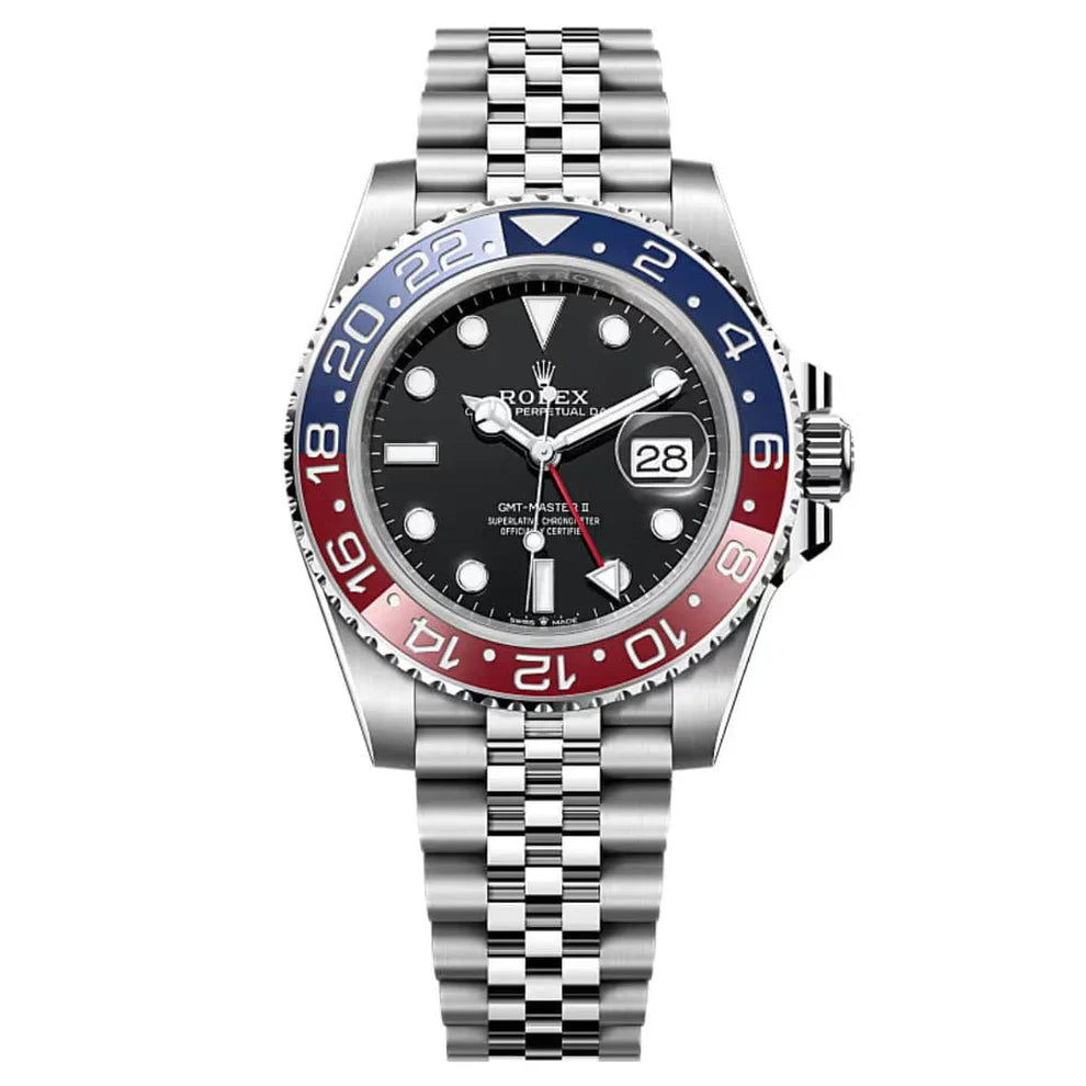 GMT Semi Auto Movement Jubilee Chain | Date Working | Pepsi
