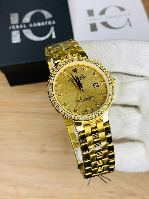 Luxury Stone Watch (Full Gold)