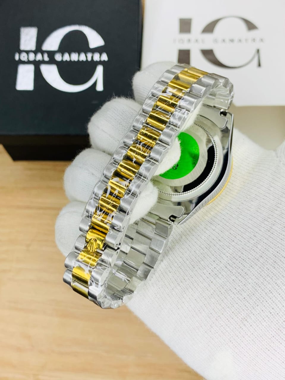 Branded Milgauss (Two Tone White)