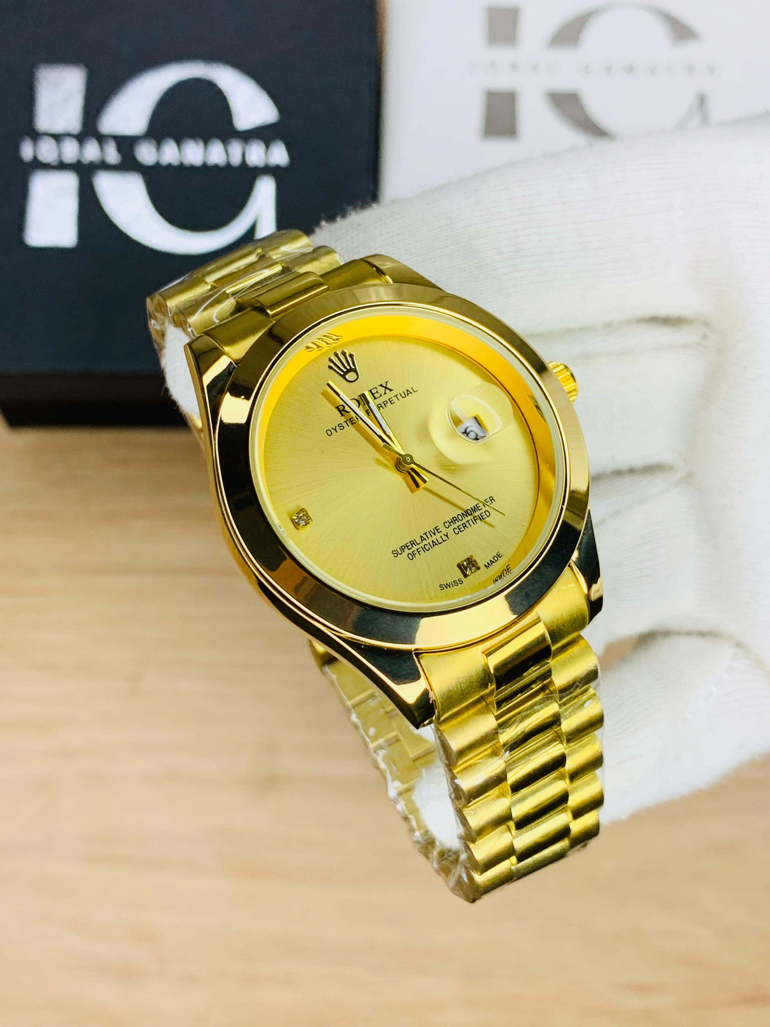 Branded Oyster Model (Full Gold)