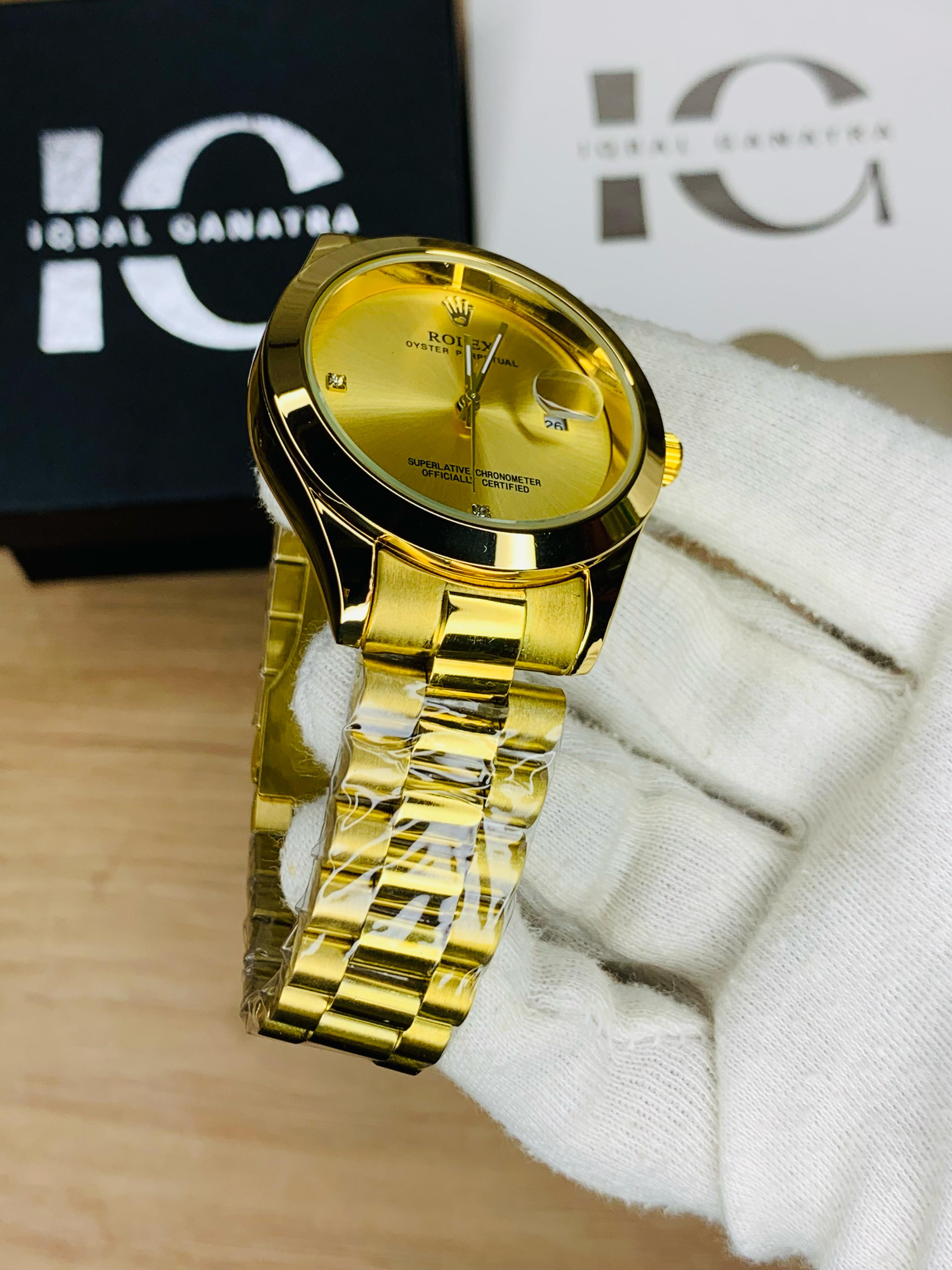 Branded Oyster Model (Full Gold)