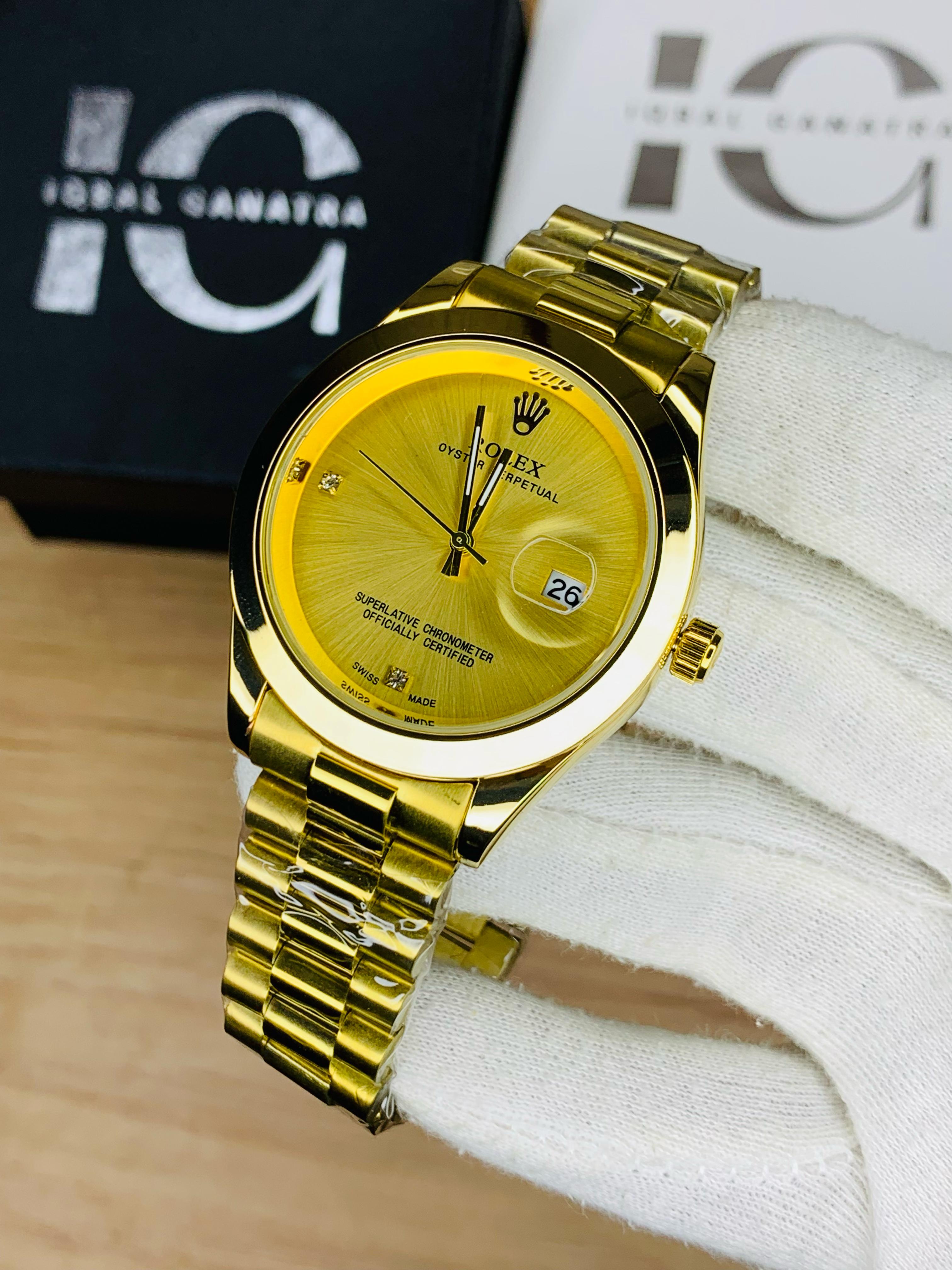 Branded Oyster Model (Full Gold)