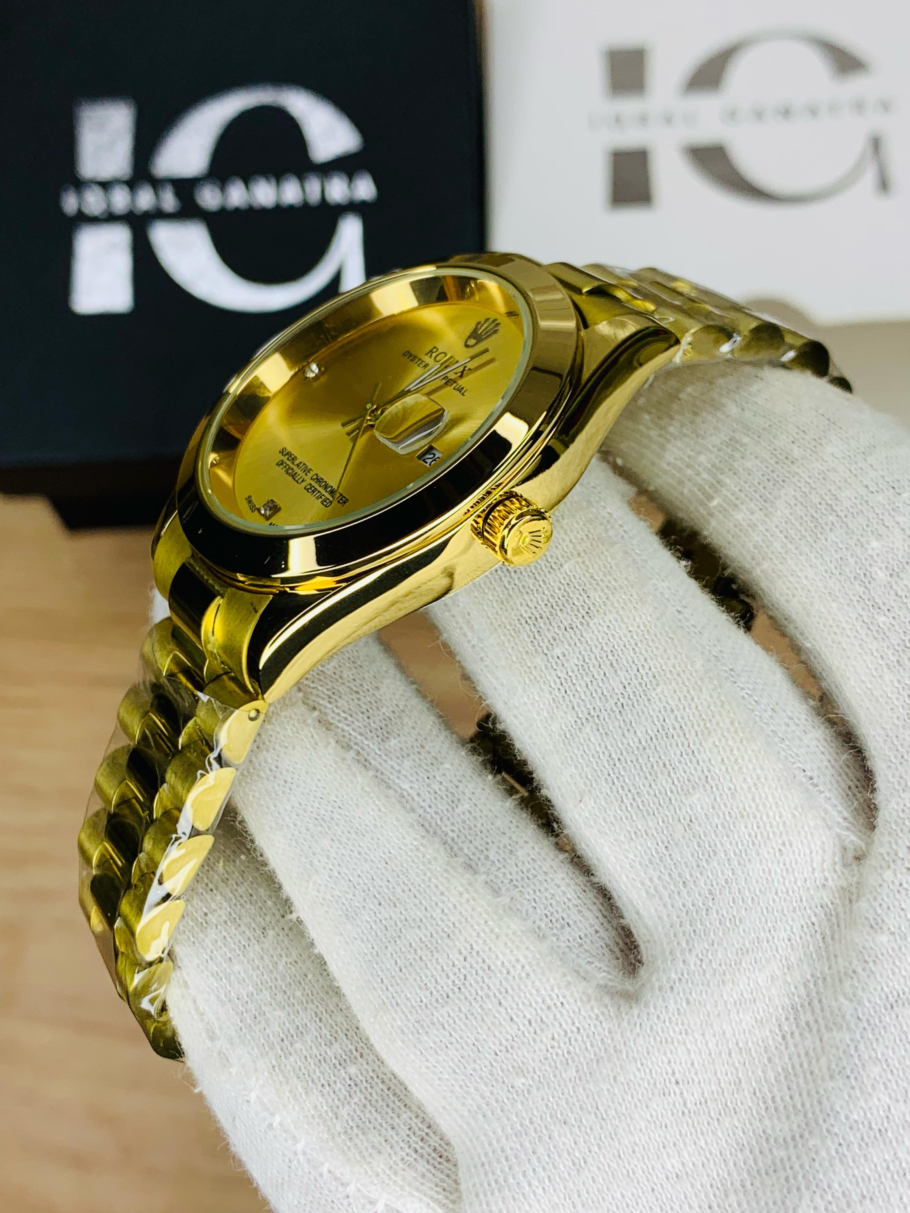 Branded Oyster Model (Full Gold)