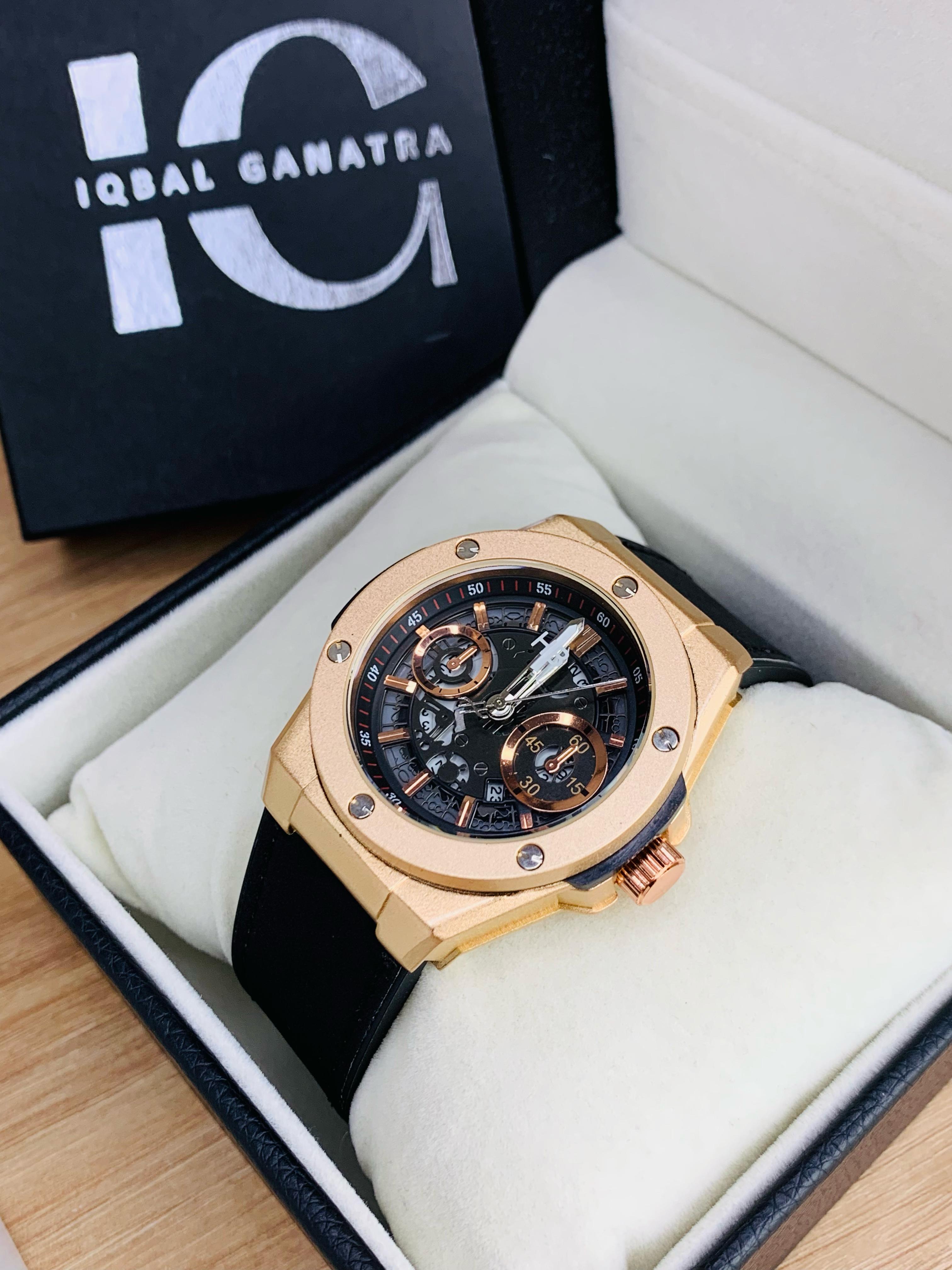 HB Branded Model (Black Strap Copper Case Inner Black)