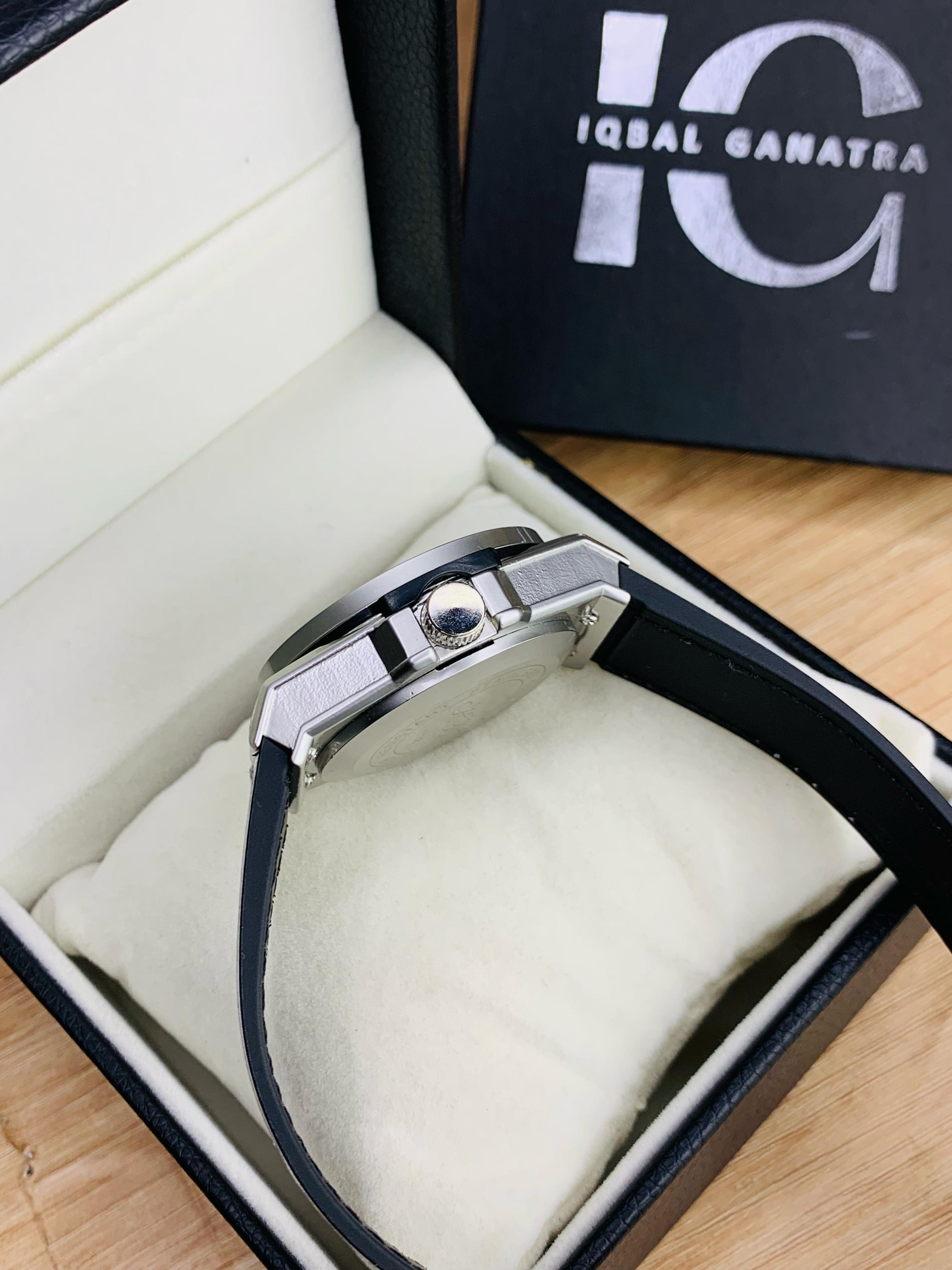 HB Branded Model (Black Strap Silver Case Inner Black)