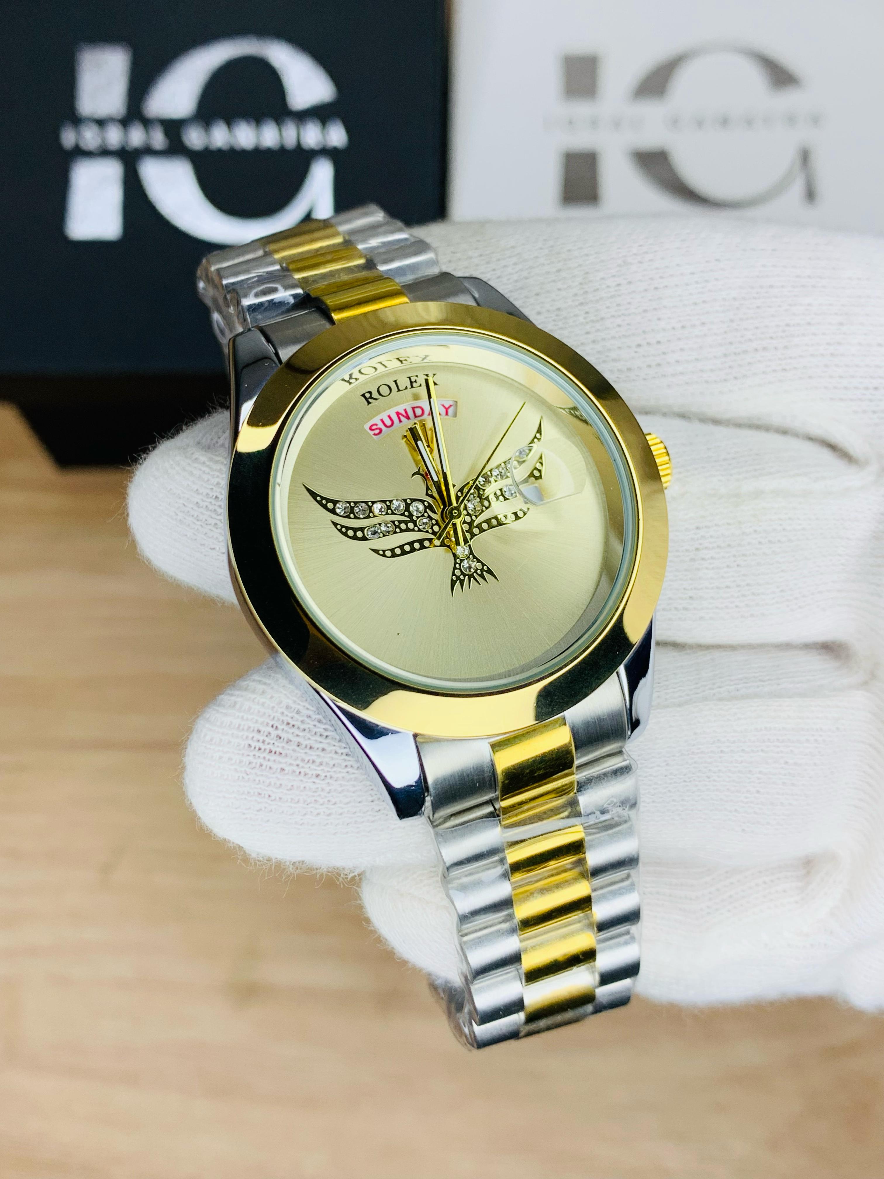 Eagle collection| Two Tone Gold