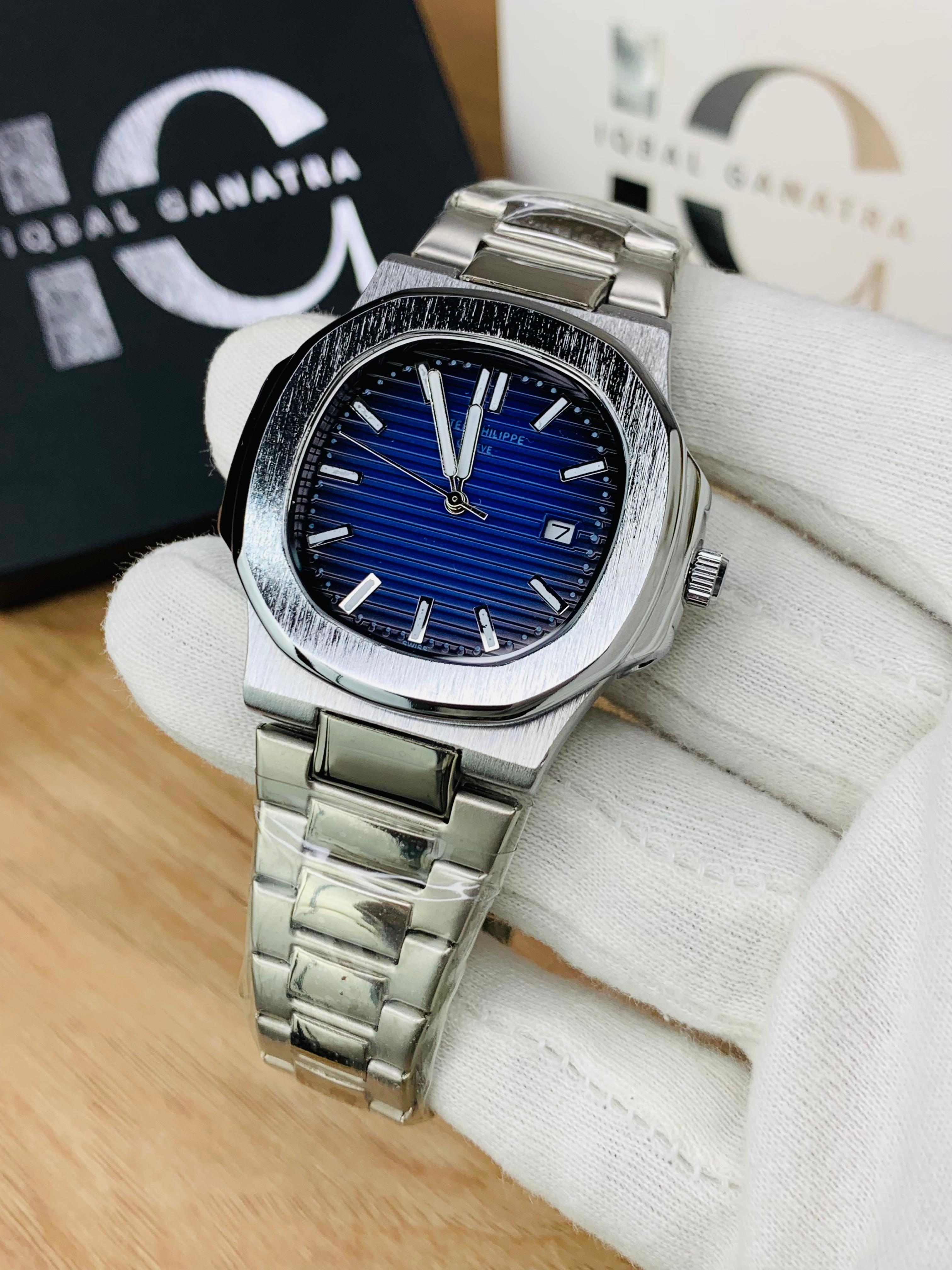 PP Nautilus| Silver Blue