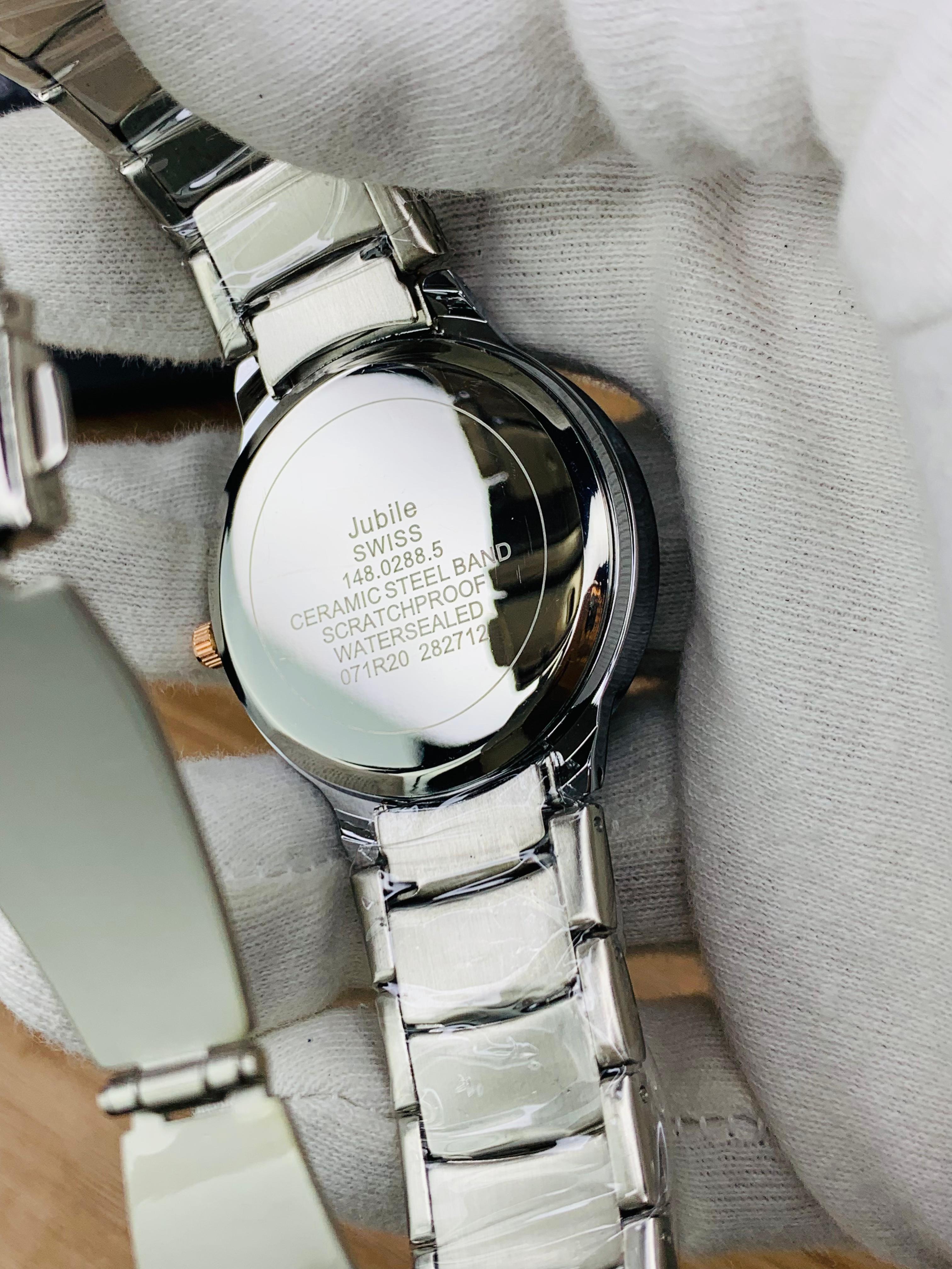 Jubile Two Tone RD Watch (White)