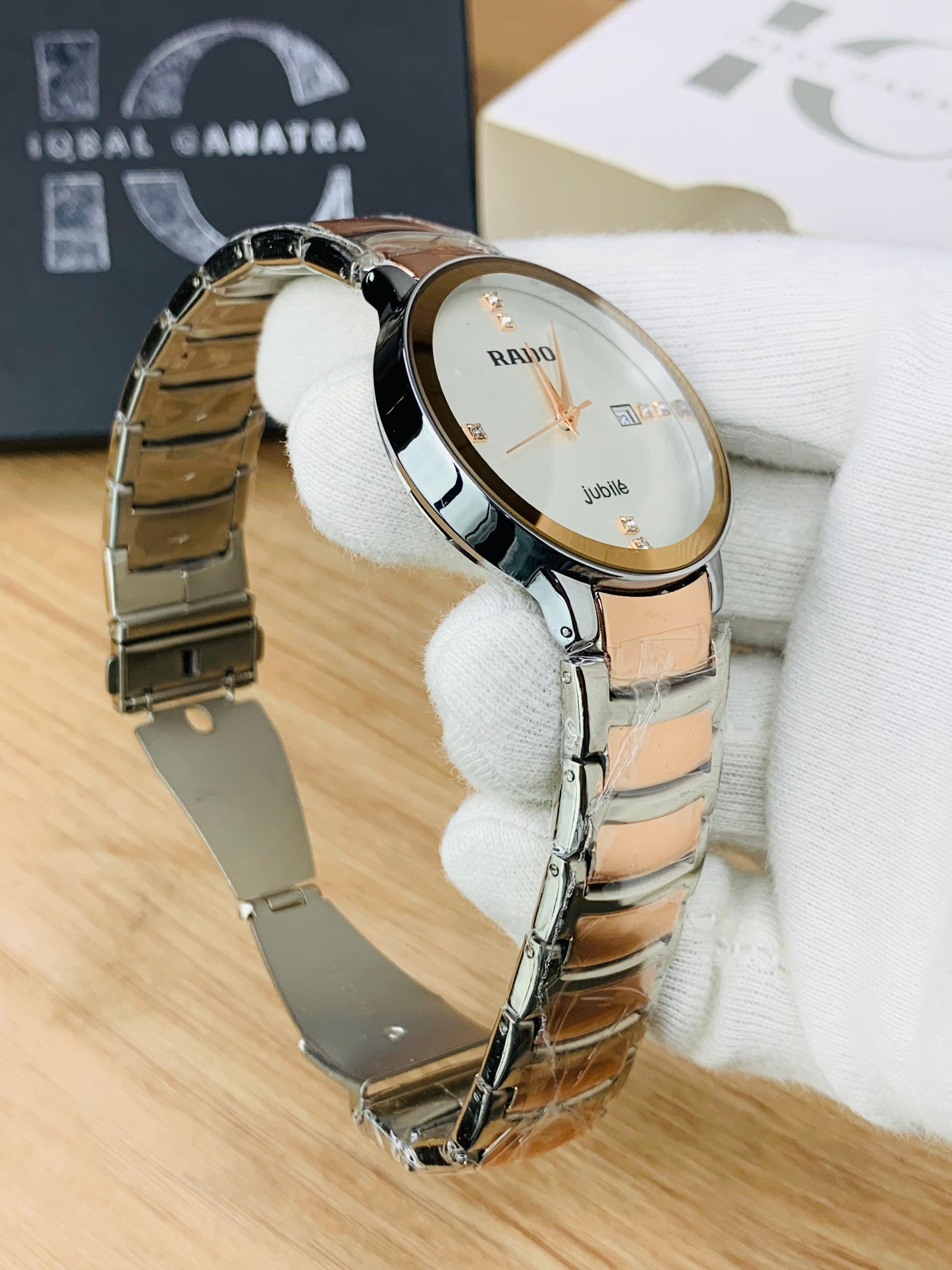 Jubile Two Tone RD Watch (White)