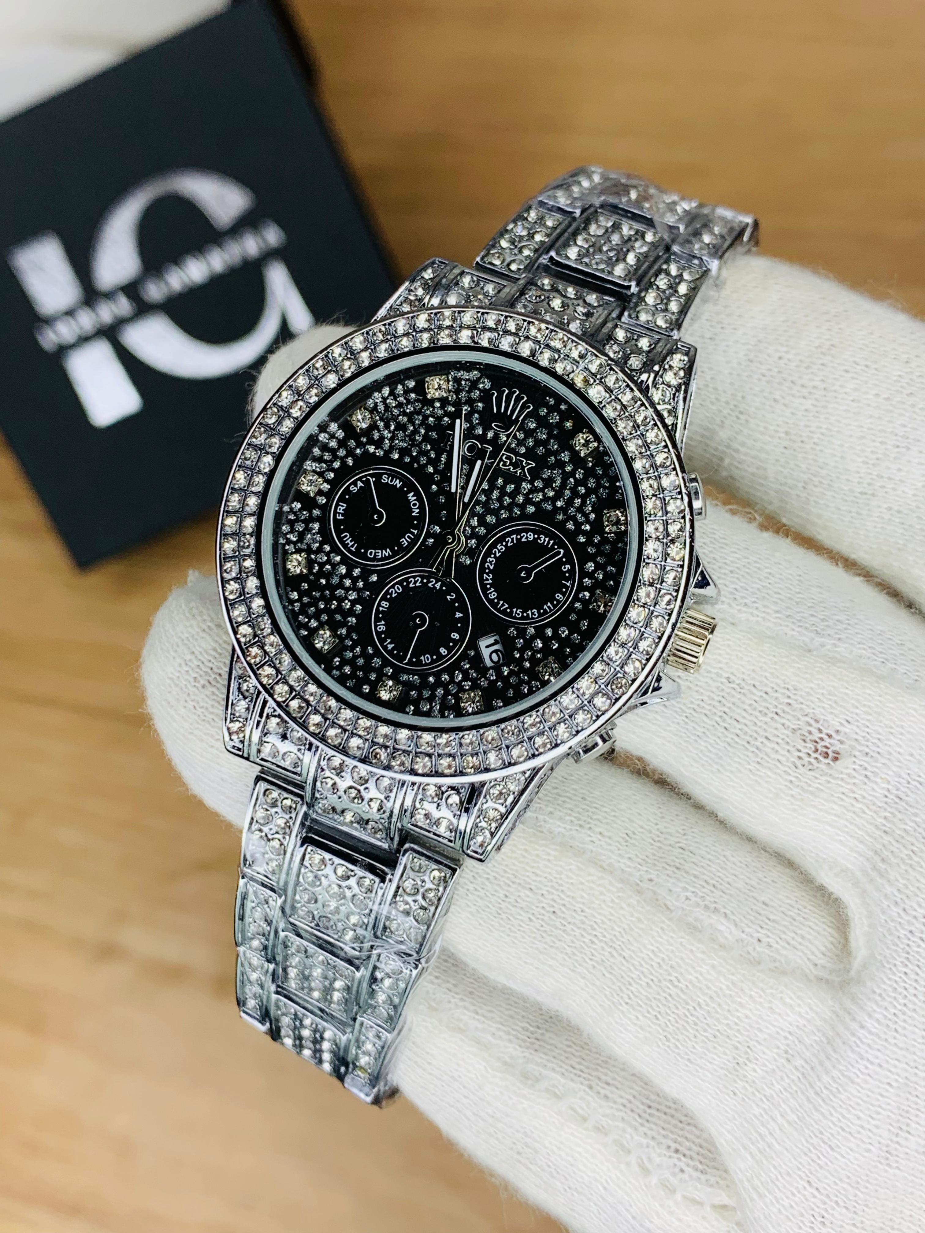 Branded Ice Stone (Silver Black)