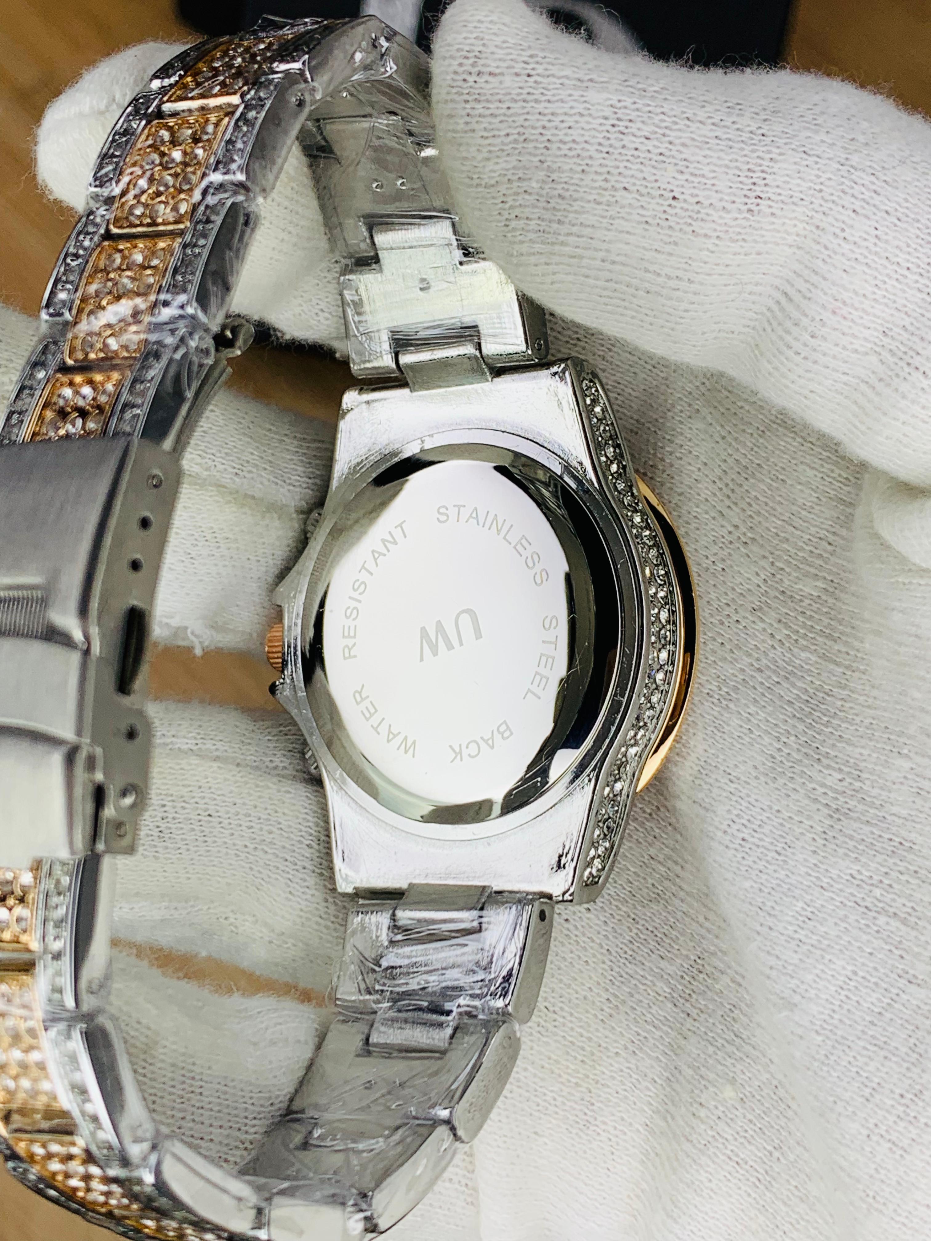 Branded Ice Stone (Two Tone RoseGold)