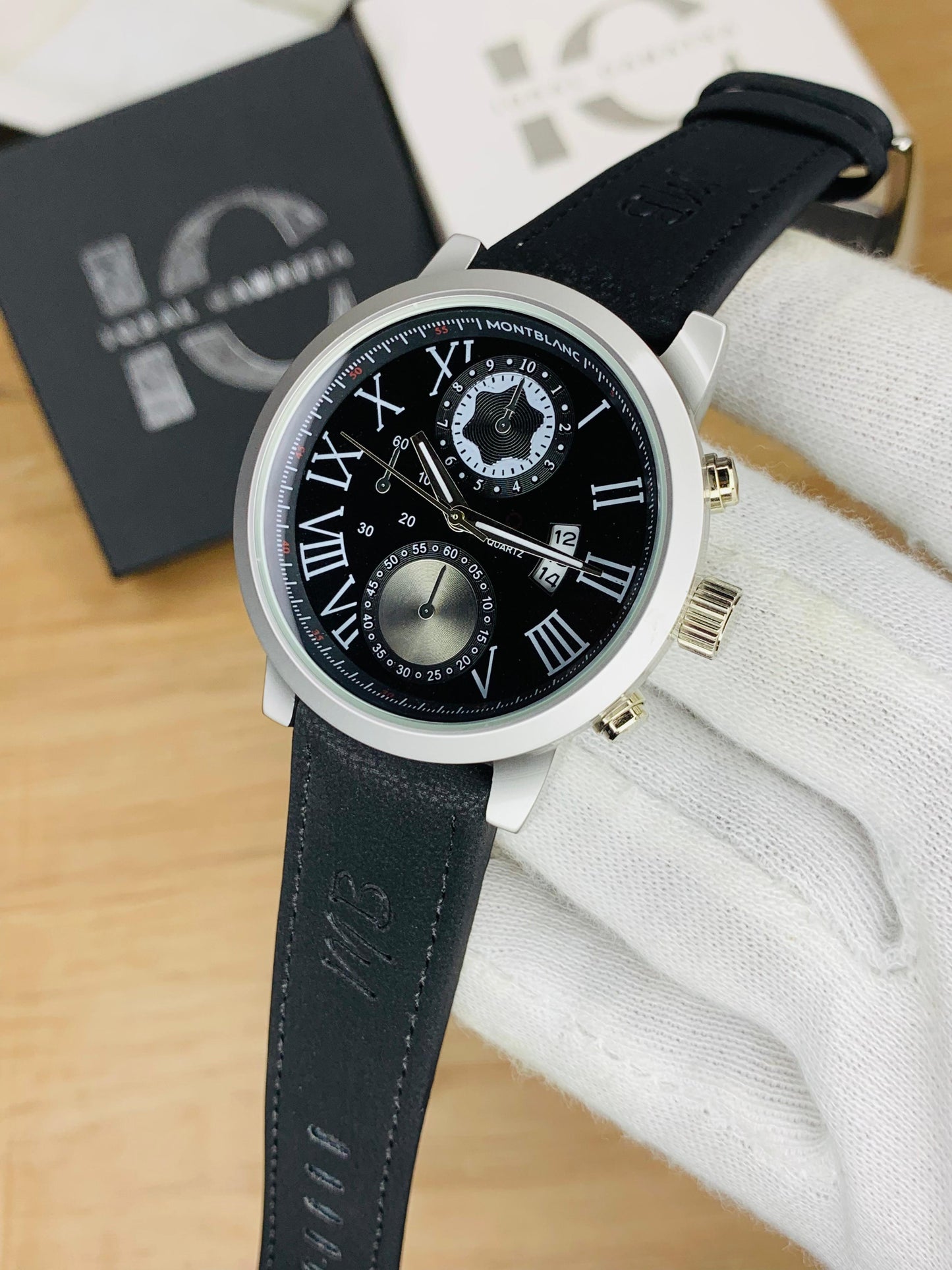 MB Model (Black Strap Silver Case Inner Black )