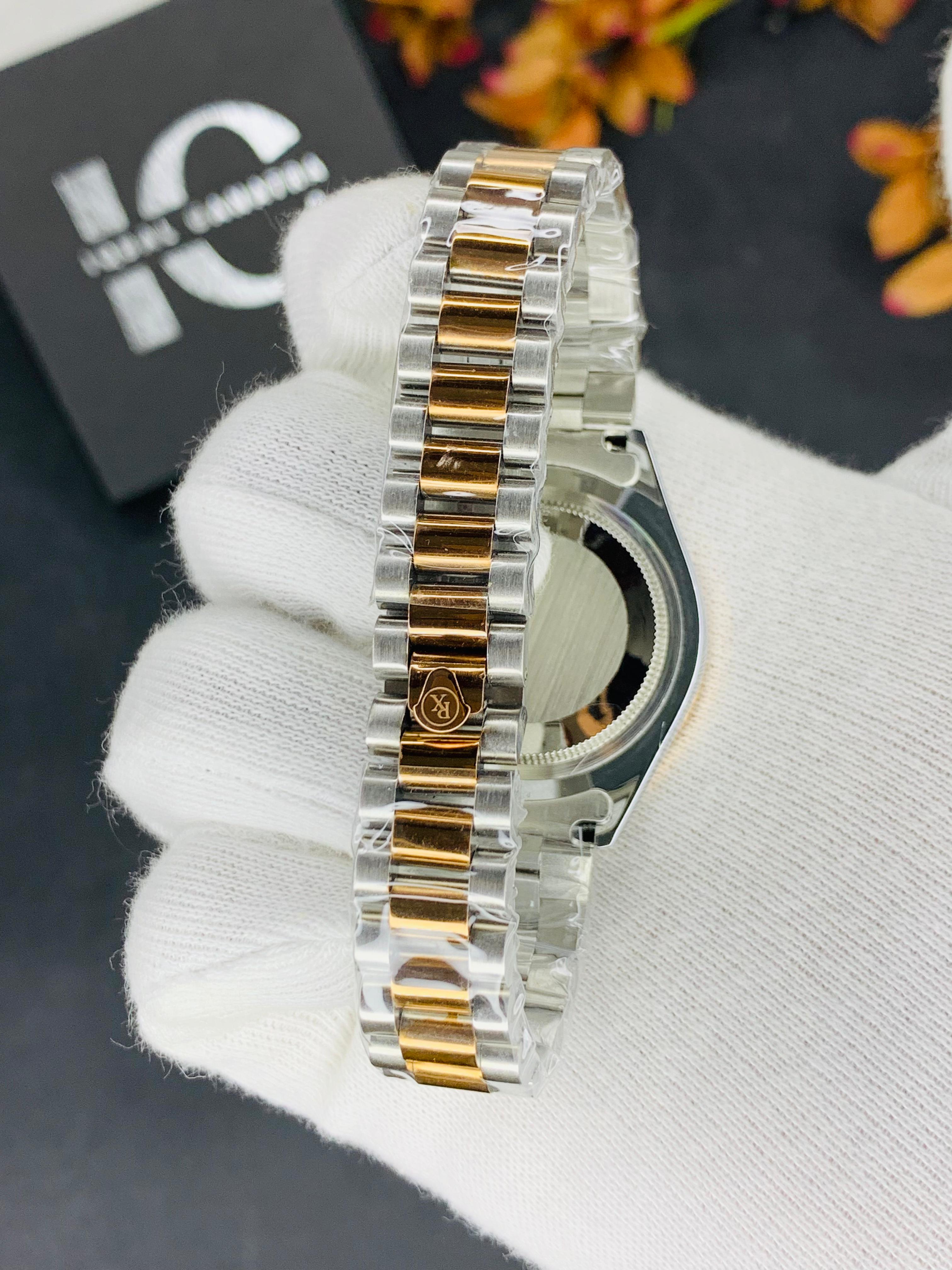 Imported ladies Stone (Two Tone Black)