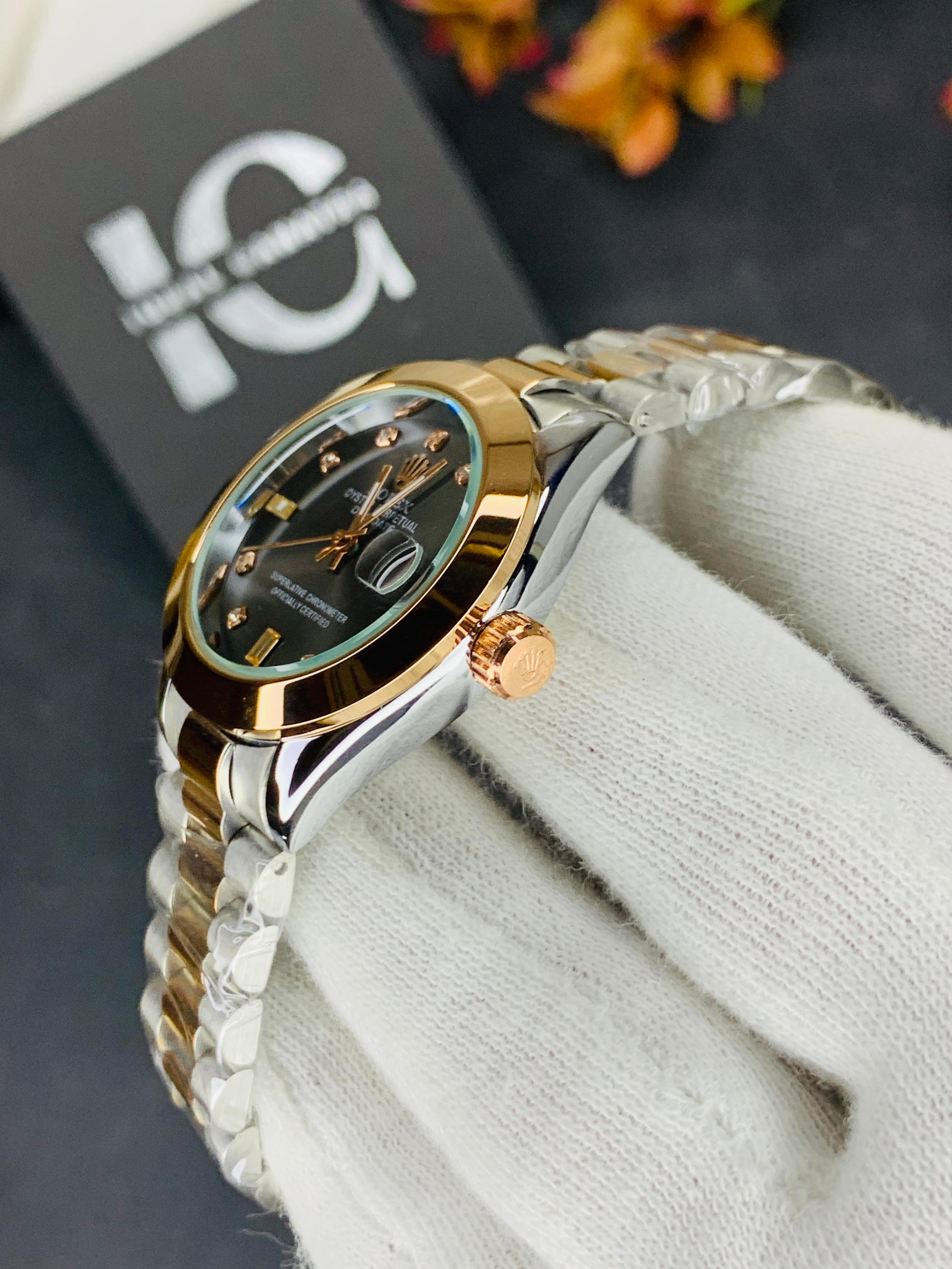 Imported ladies Stone (Two Tone Black)