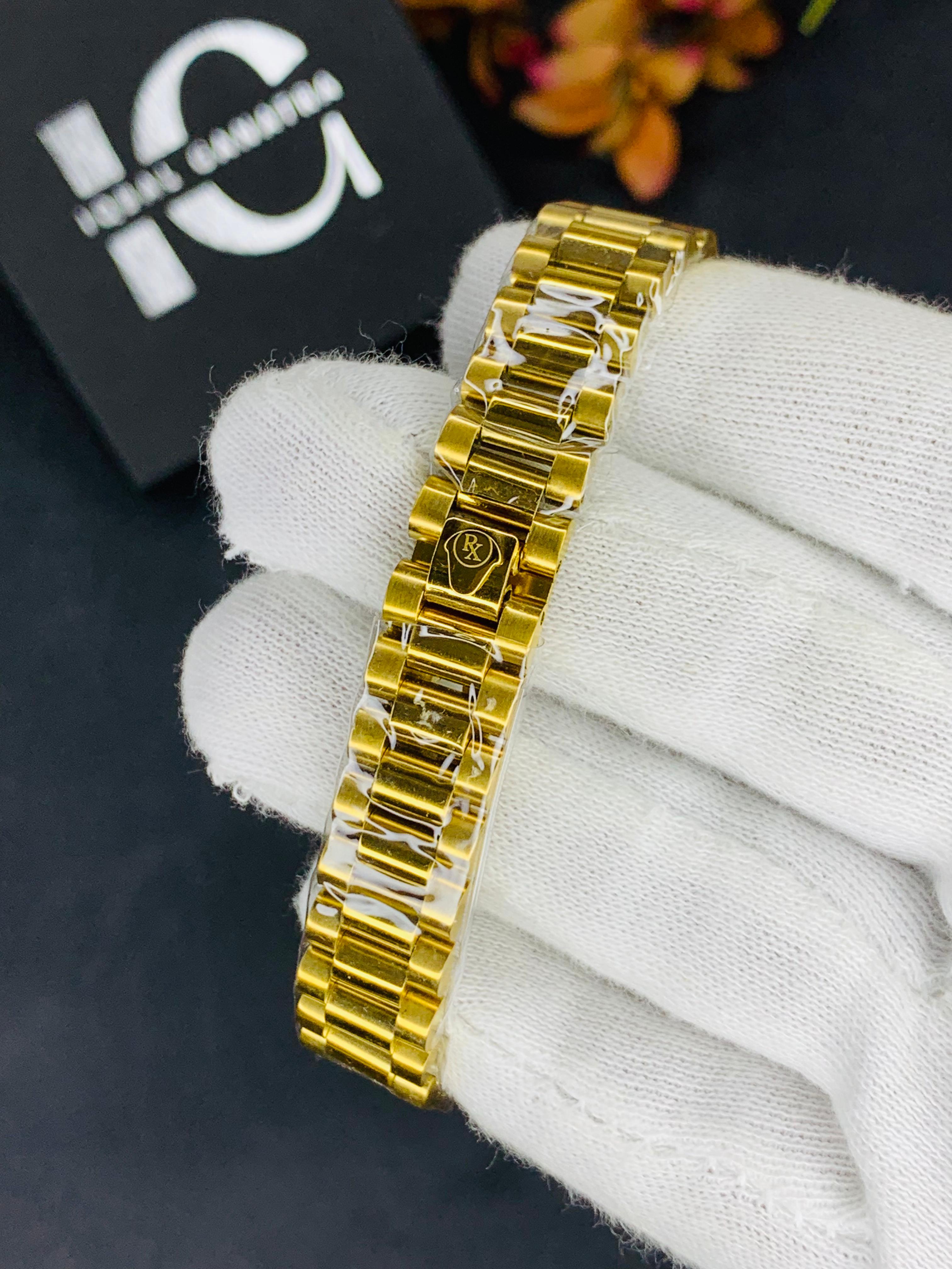 Imported ladies Stone (Gold Black)