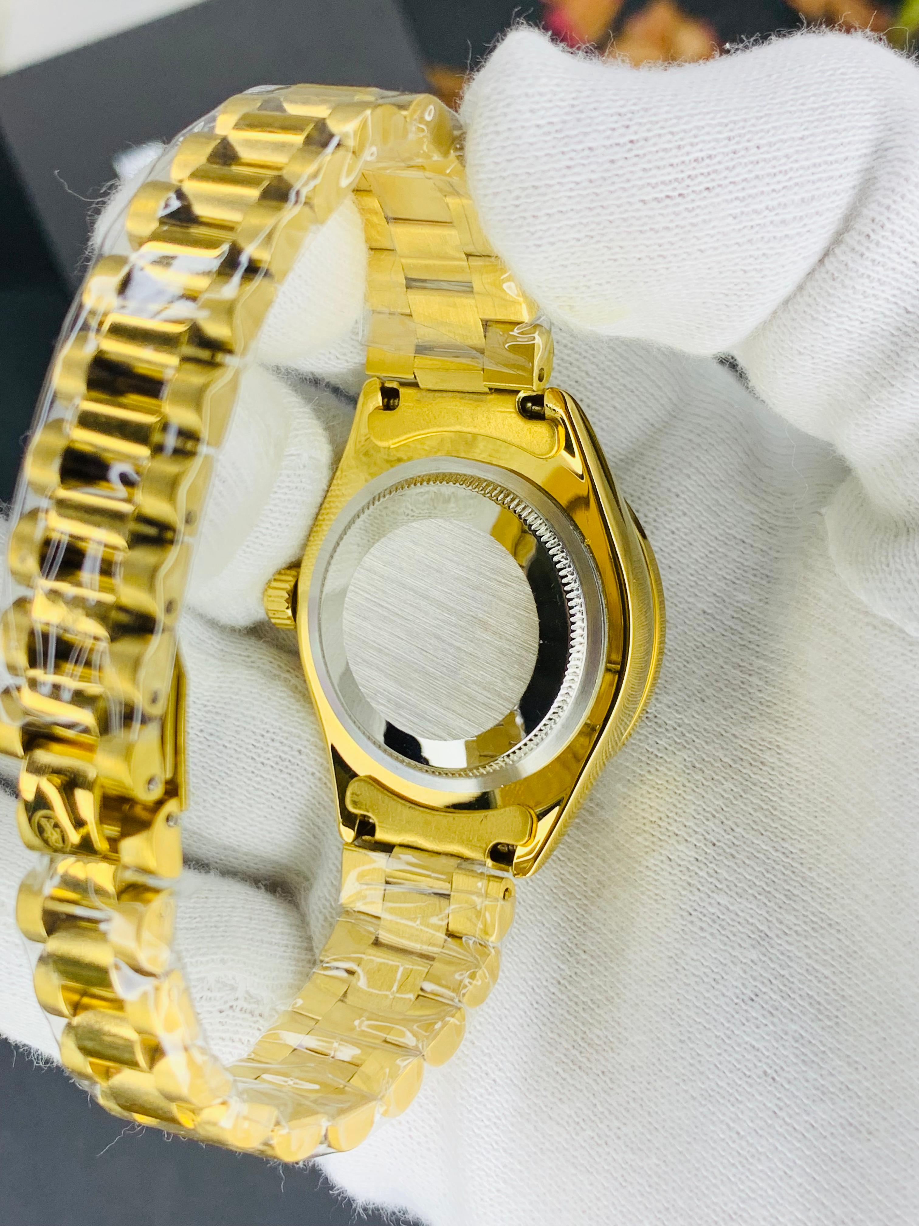 Imported ladies Stone (Gold Black)