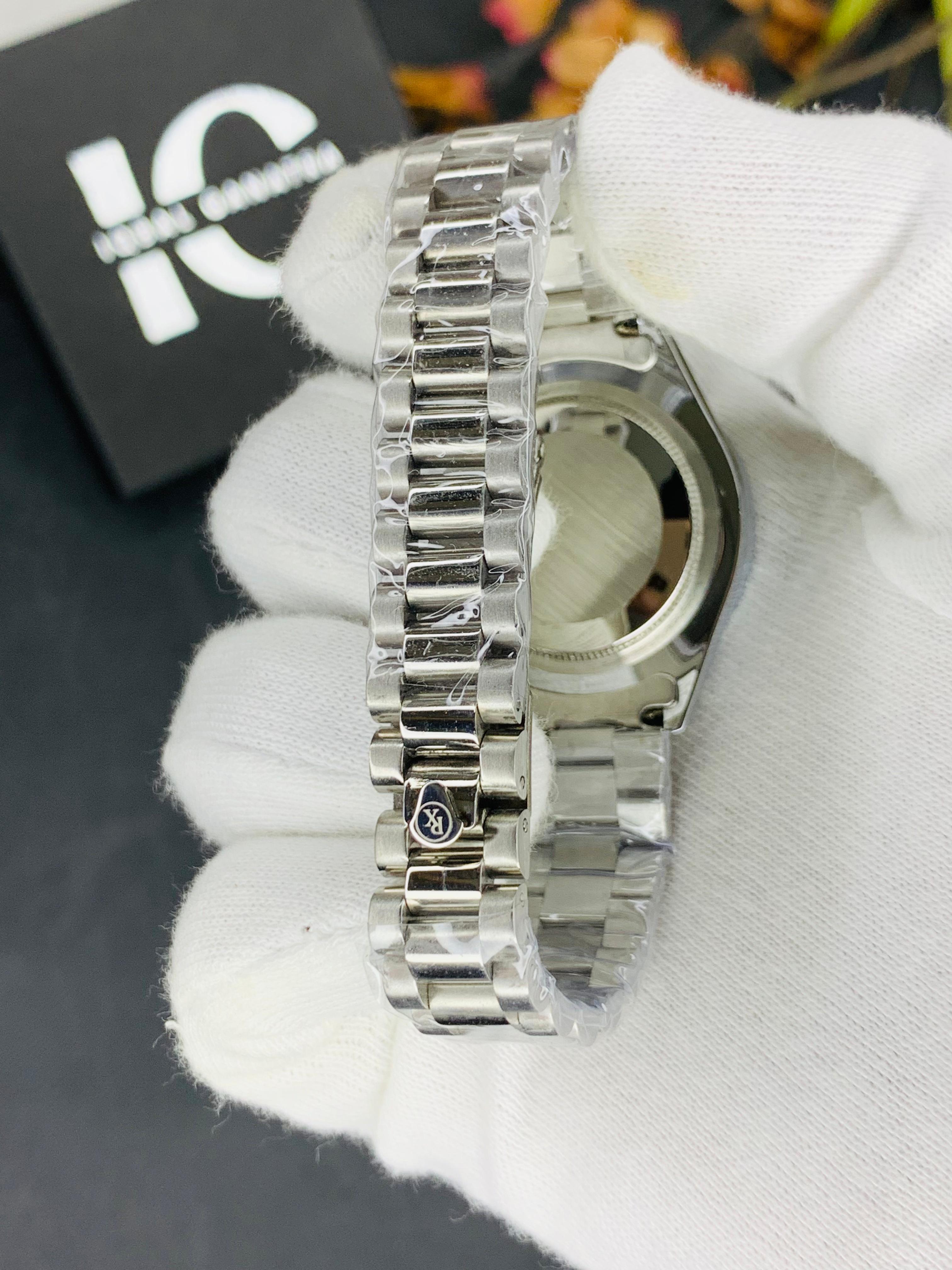 Imported ladies Stone (Silver Black)