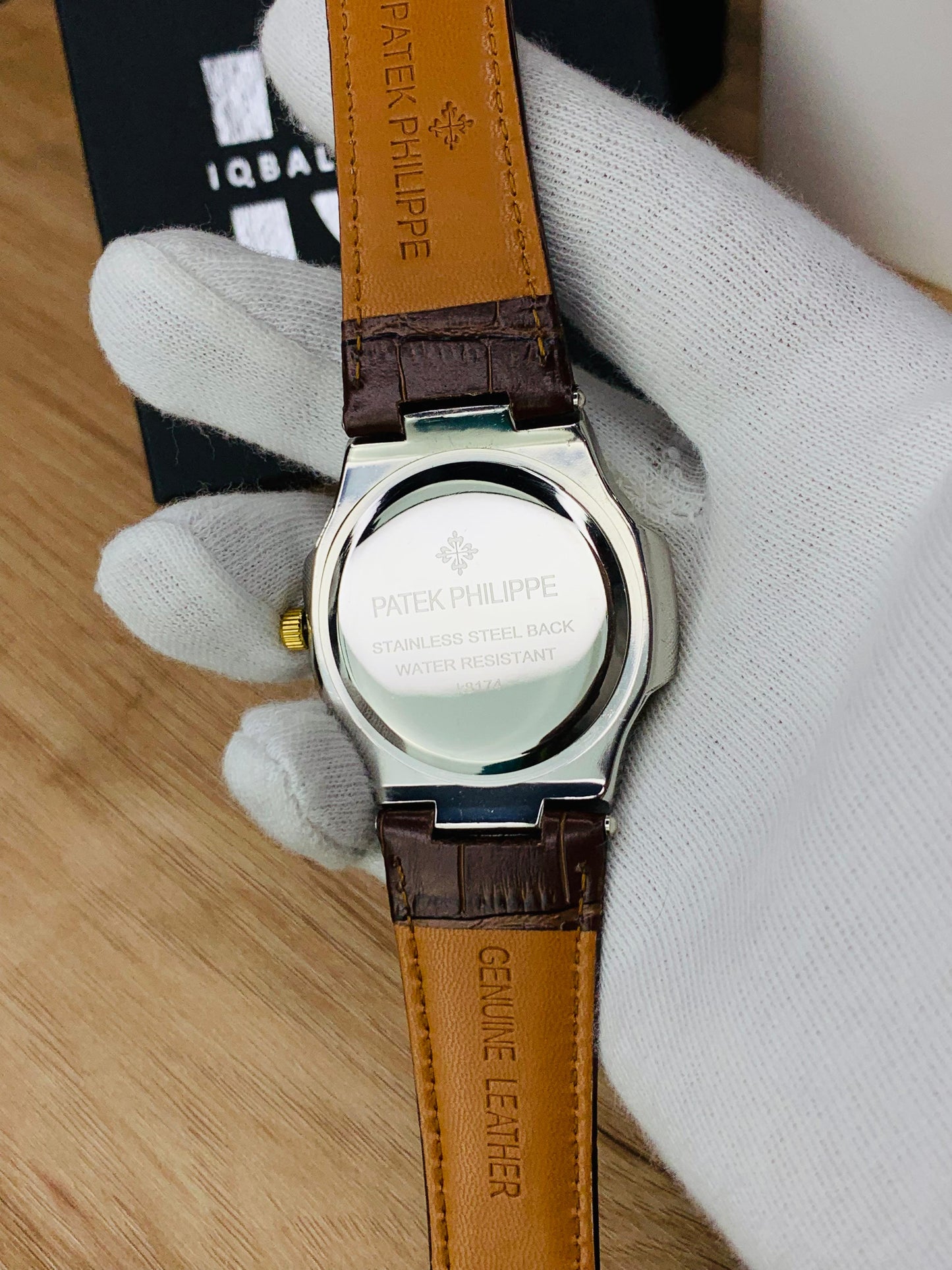 PP (Brown Strap Gold Case Inner White)