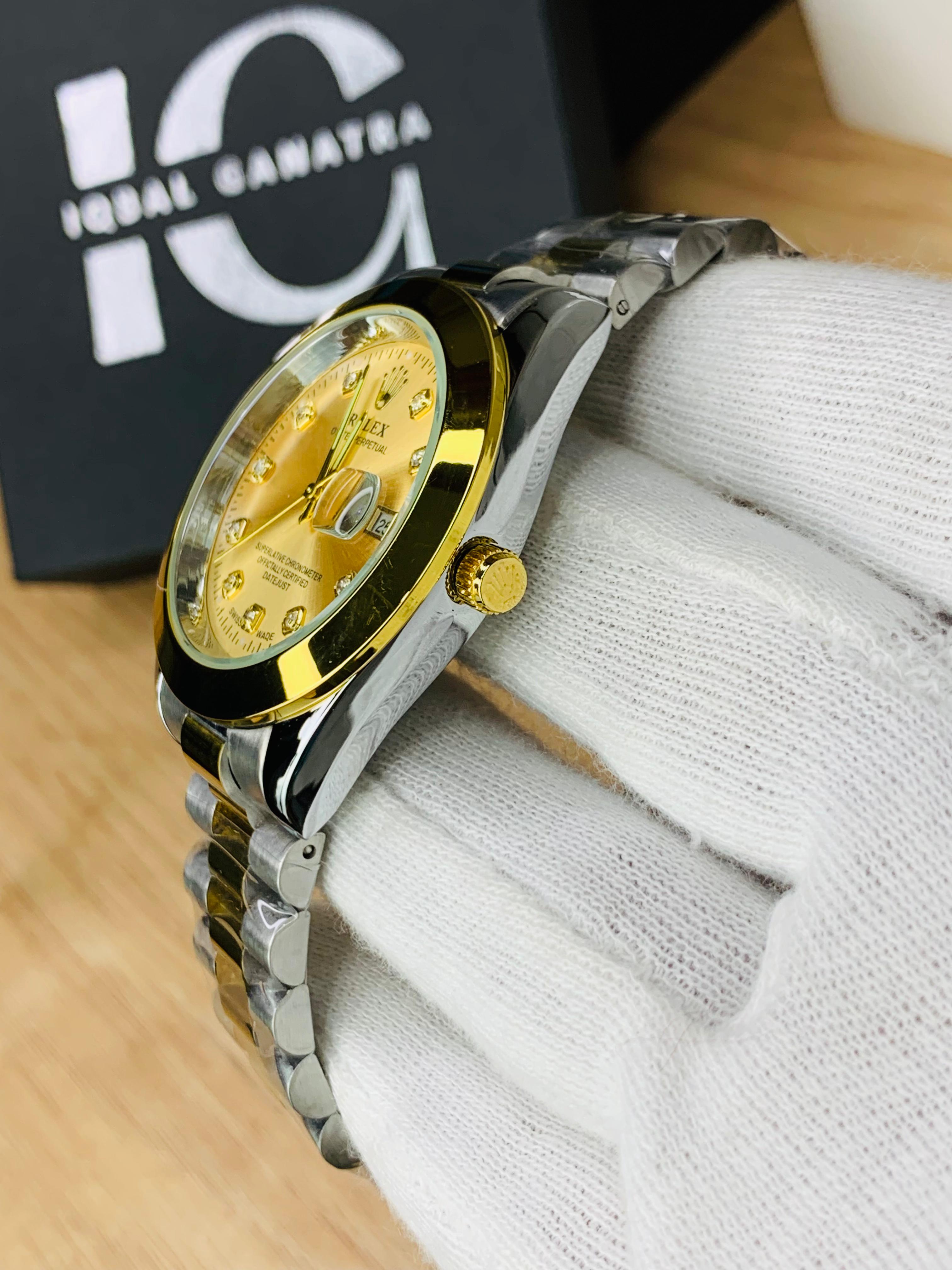 Regular Stone (Two Tone Gold)