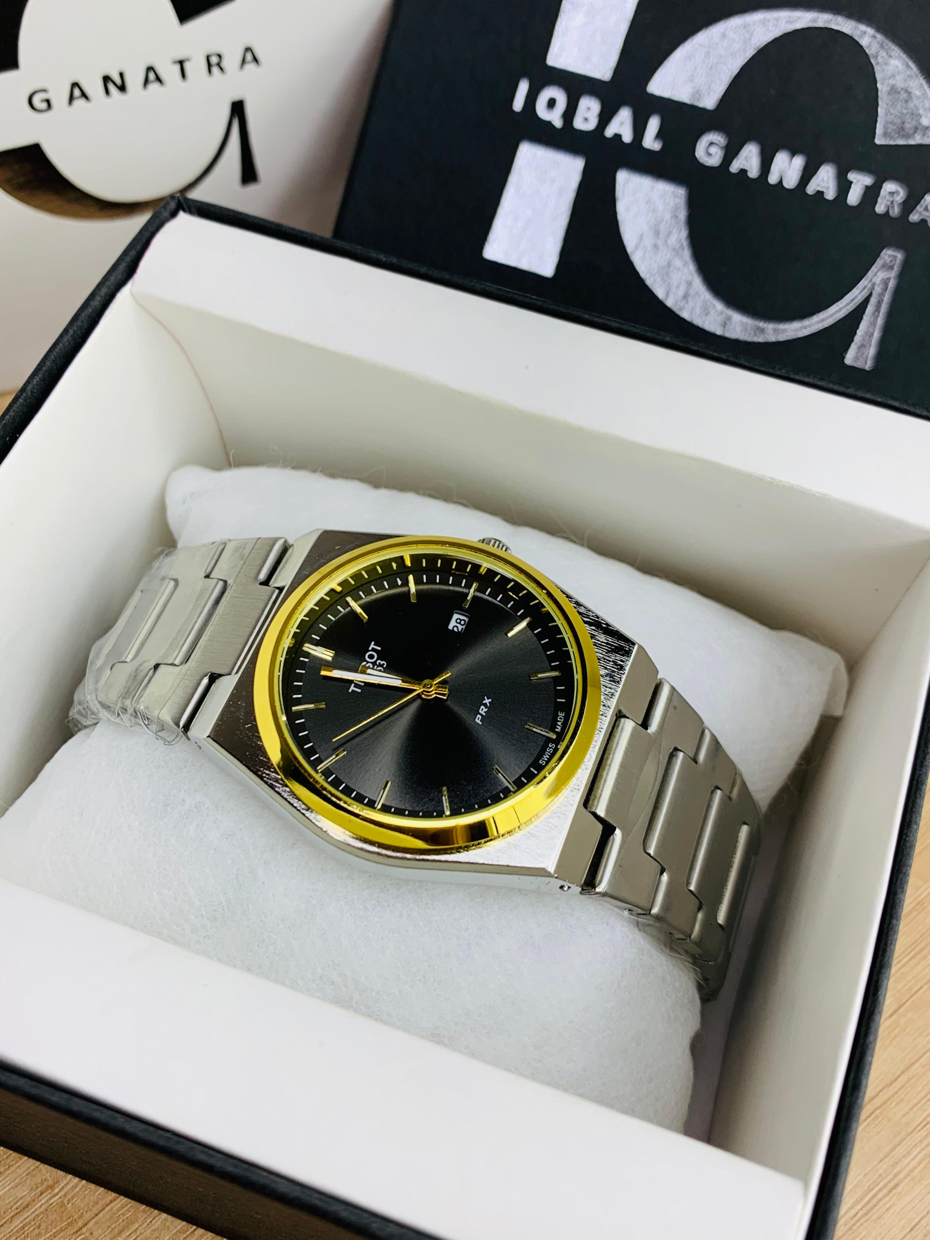 PRX Model (Silver chain Gold case Inner Black)